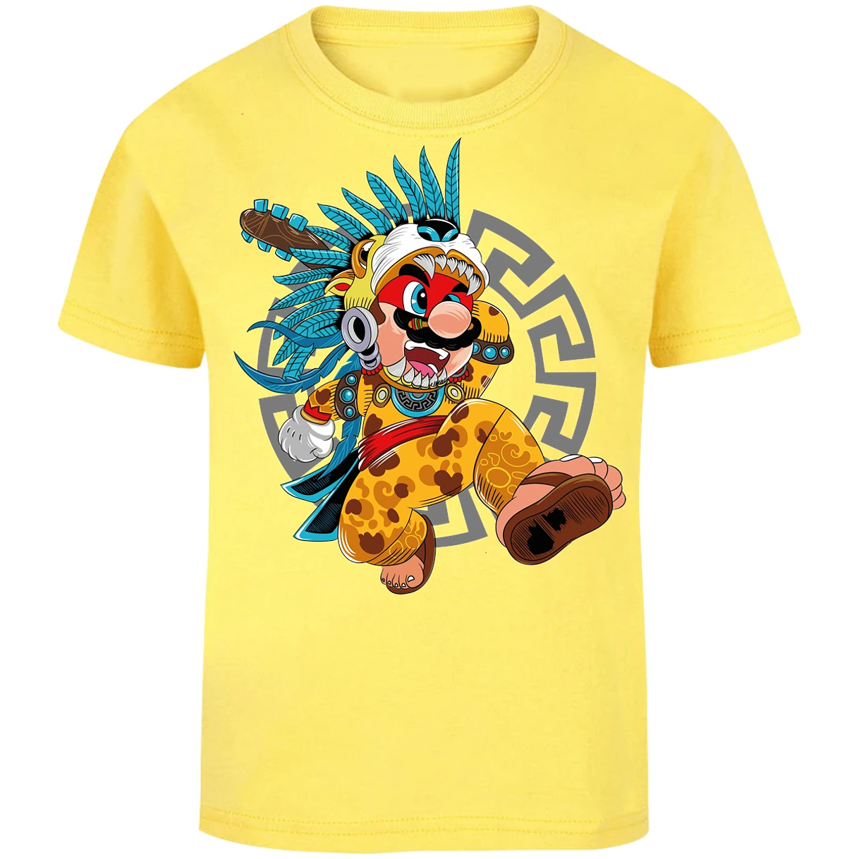 Playera Mario Bros Mario Azteca para Niño 8