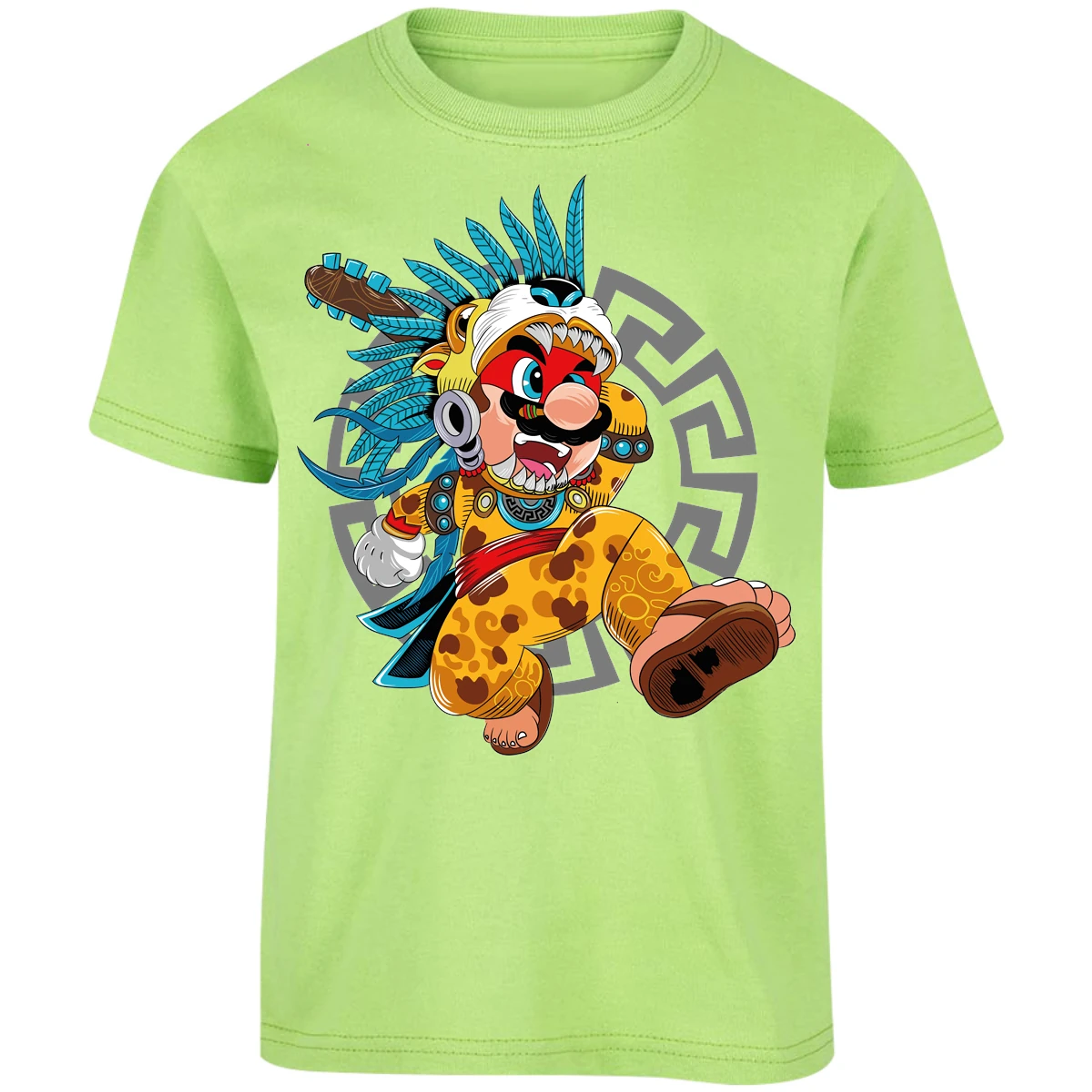 Playera Mario Bros Mario Azteca para Niño 12