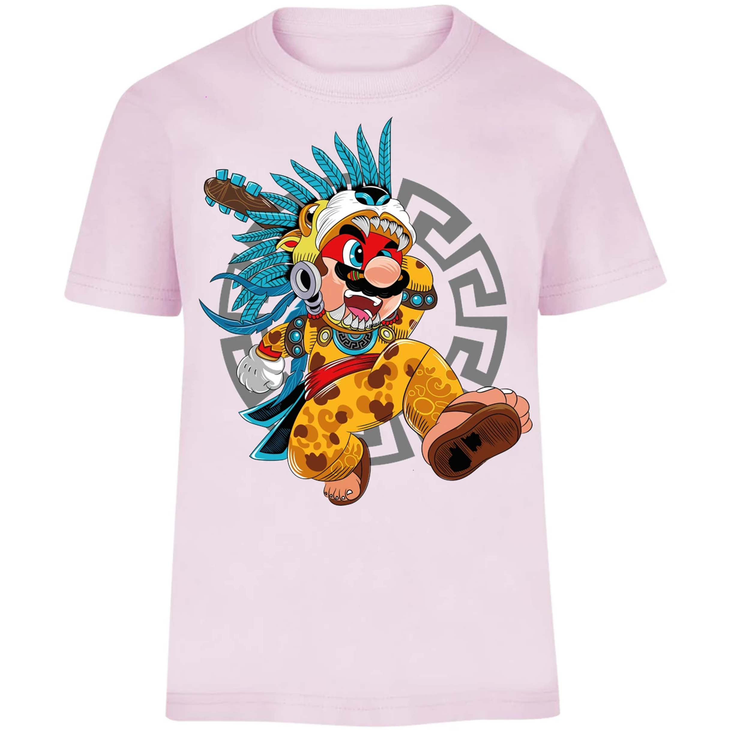 Playera Mario Bros Mario Azteca para Niño 13