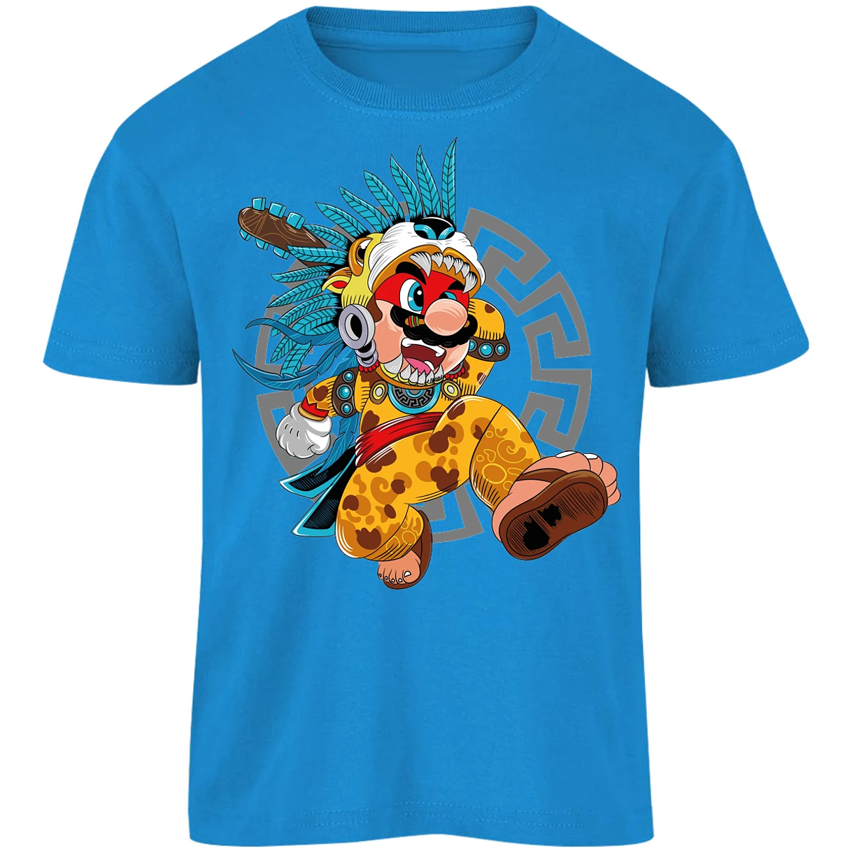 Playera Mario Bros Mario Azteca para Niño 14