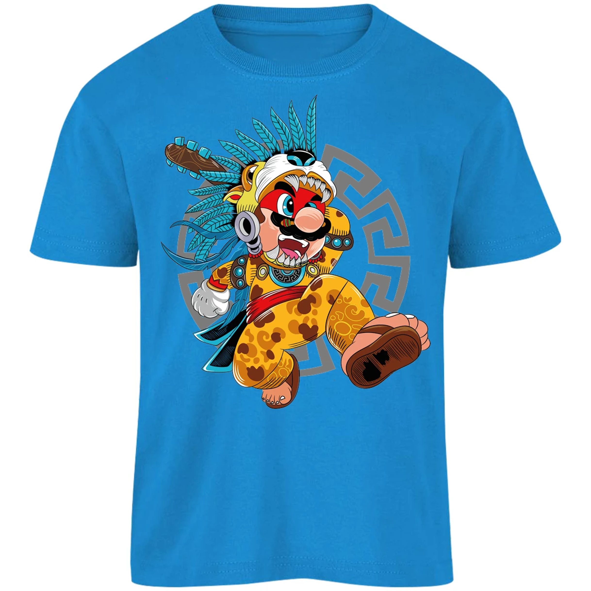 Playera Mario Bros Mario Azteca para Niño 14