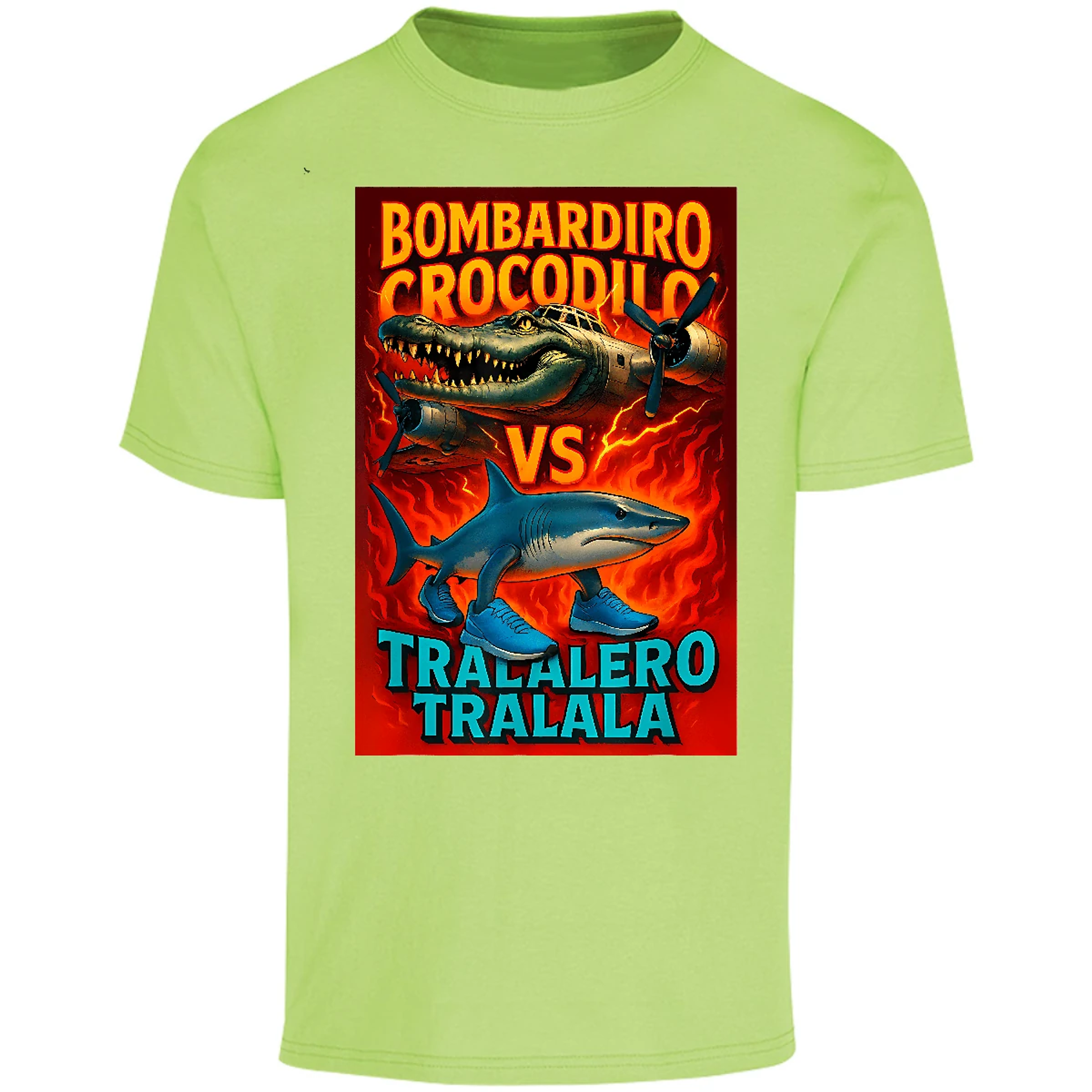 Playera Memes Bombardiro Crocodilo para Adulto 6
