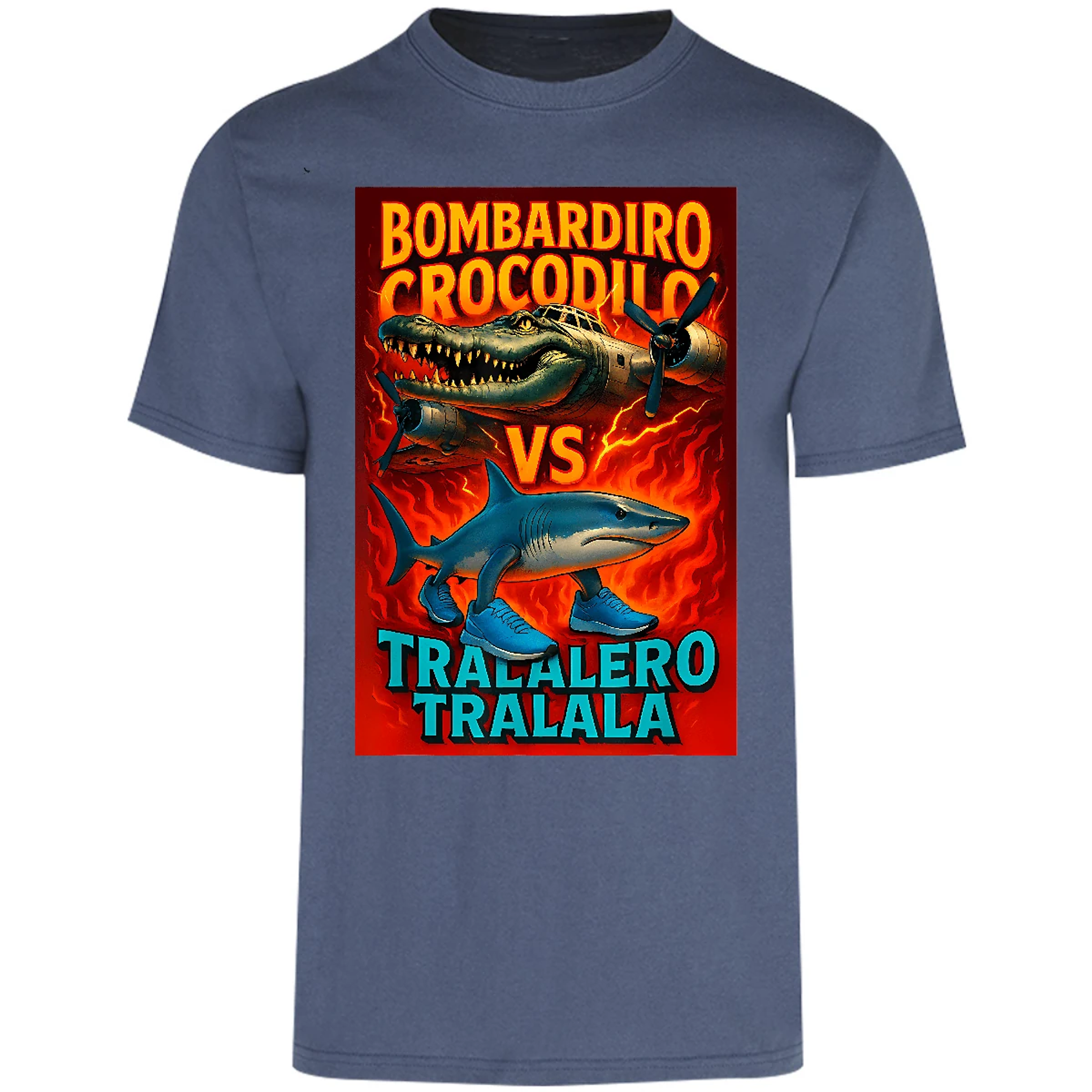Playera Memes Bombardiro Crocodilo para Adulto 14
