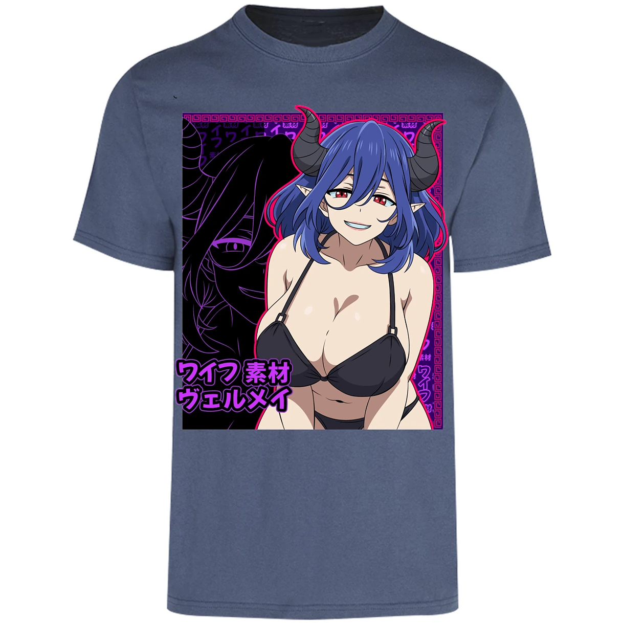 Playera Kinsou No Vermeil Vermeil Waifu para Adulto 8