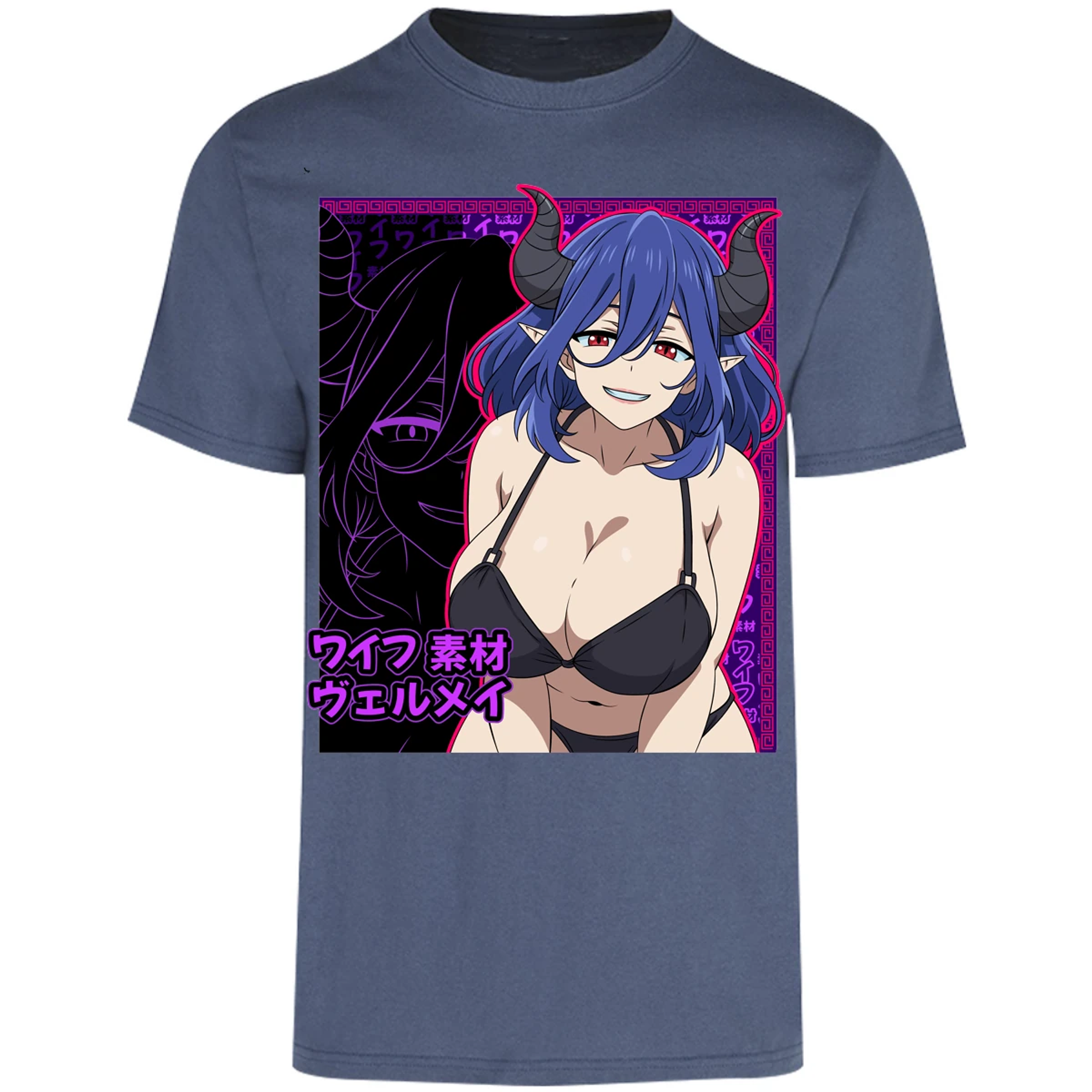 Playera Kinsou No Vermeil Vermeil Waifu para Adulto 8