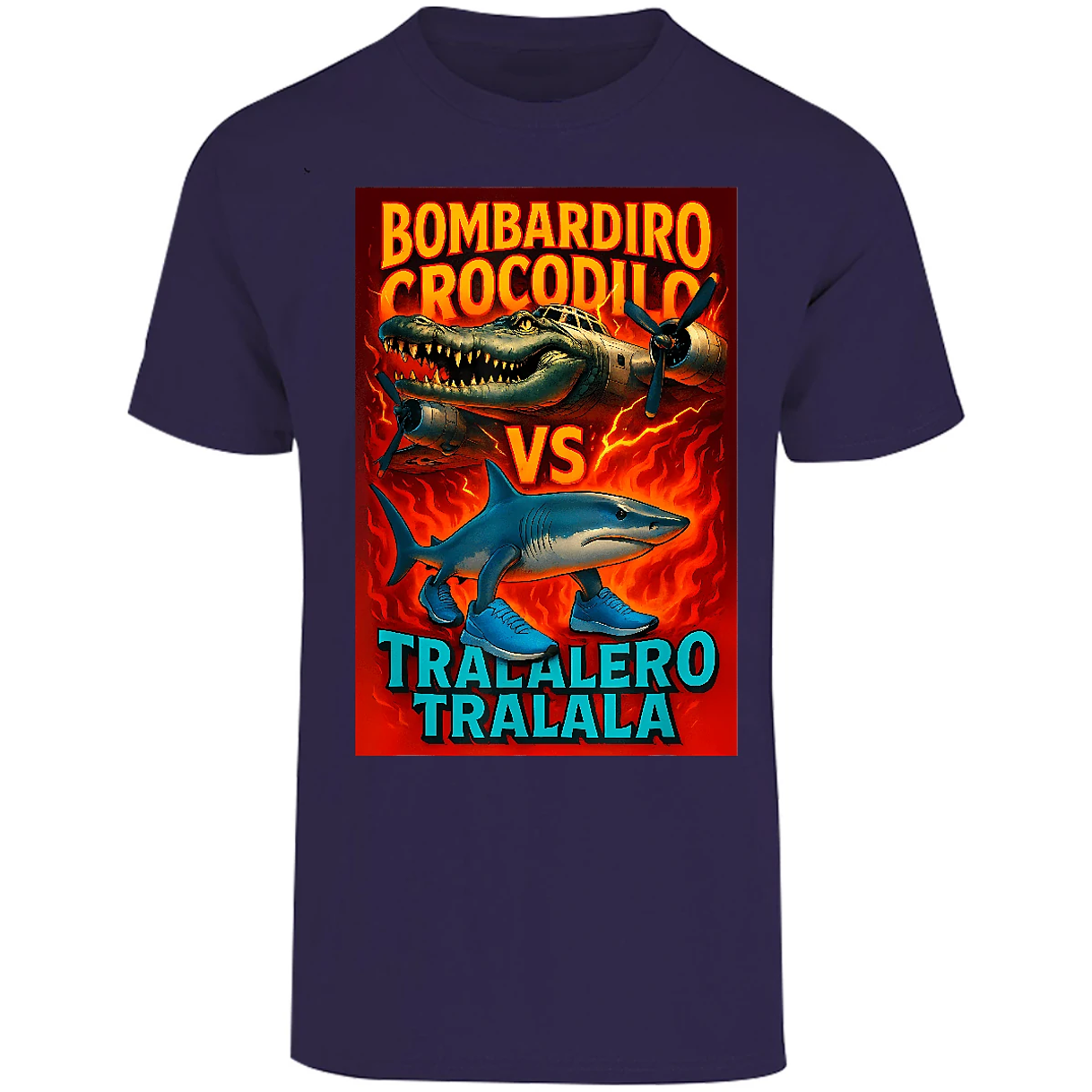 Playera Memes Bombardiro Crocodilo para Adulto 17