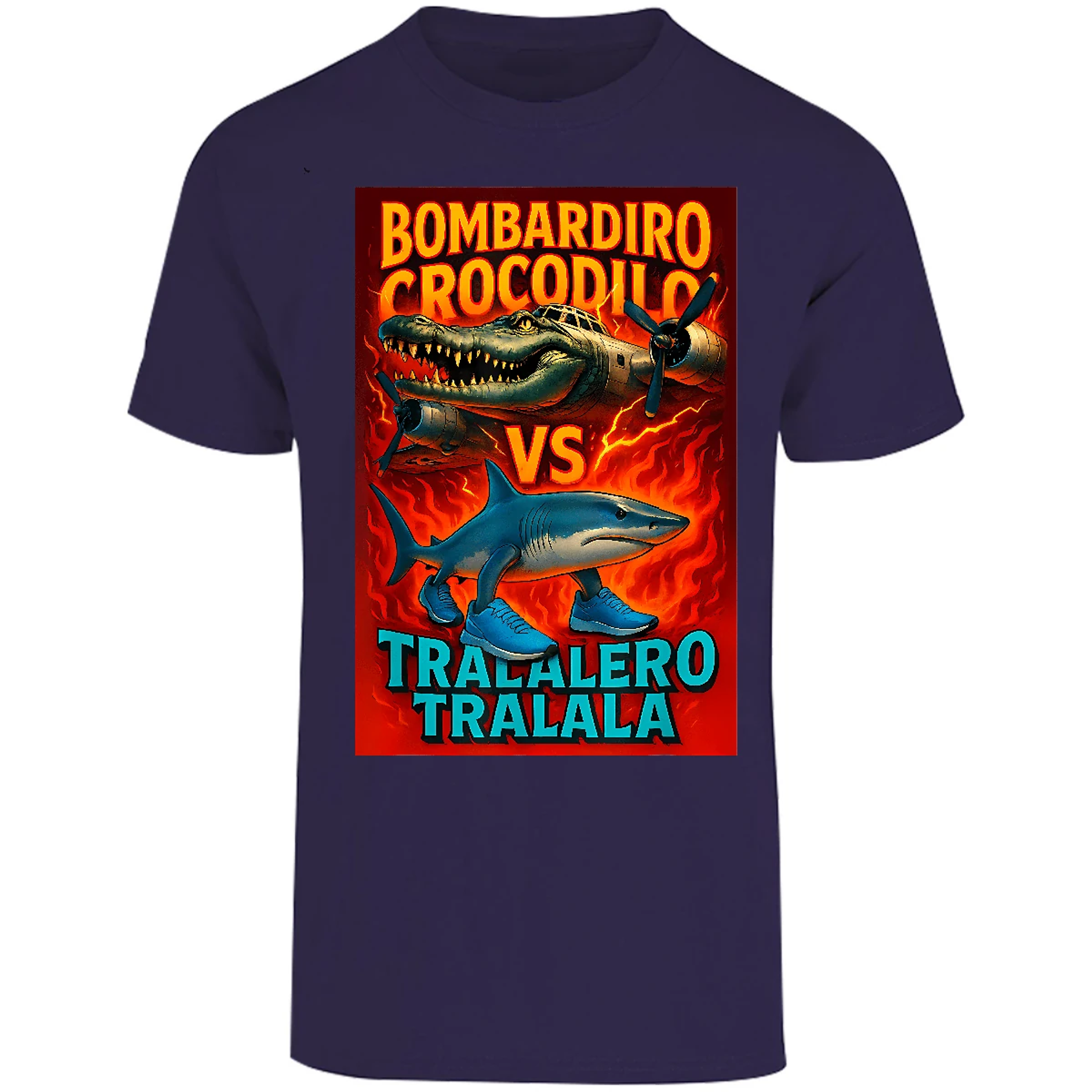 Playera Memes Bombardiro Crocodilo para Adulto 17