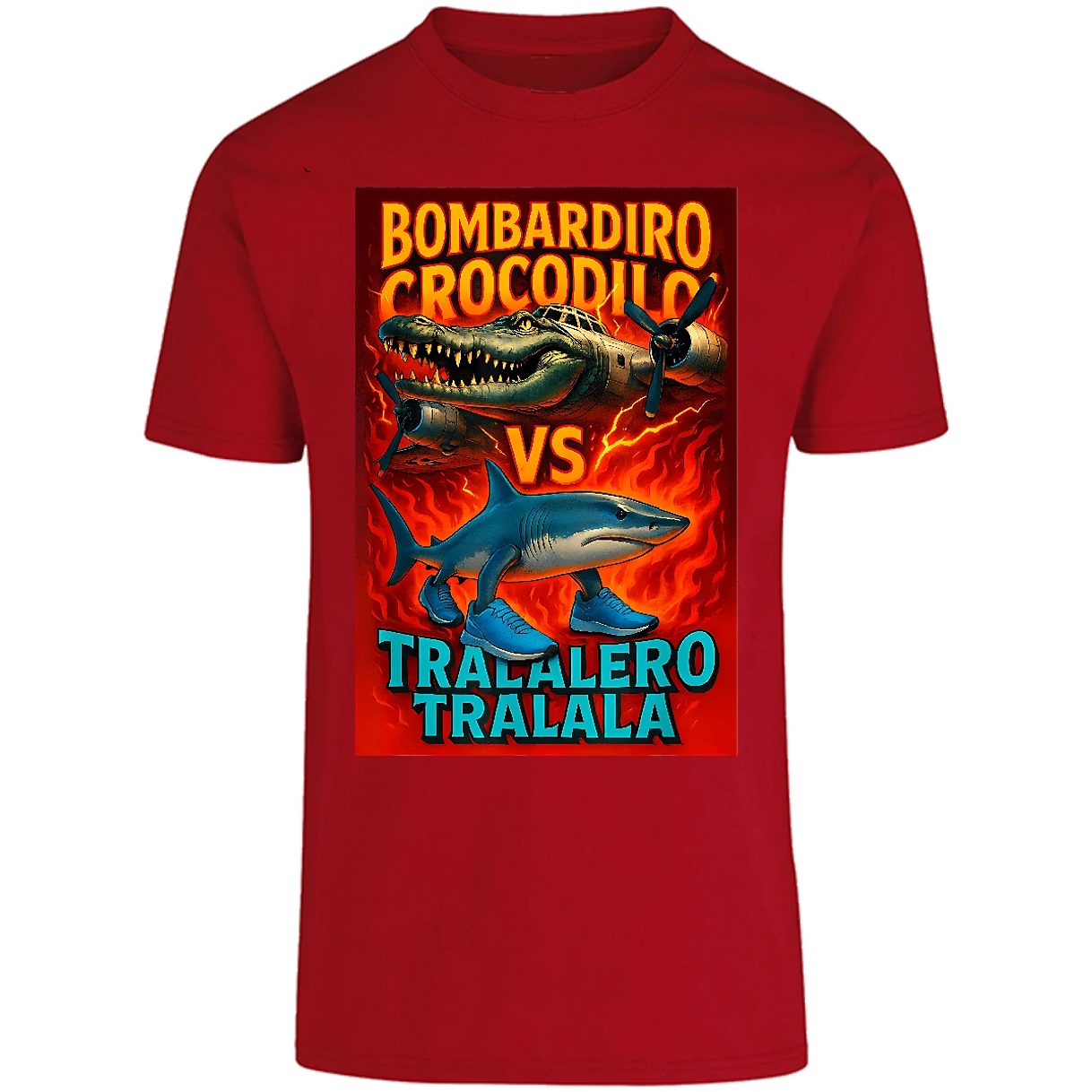 Playera Memes Bombardiro Crocodilo para Adulto 24