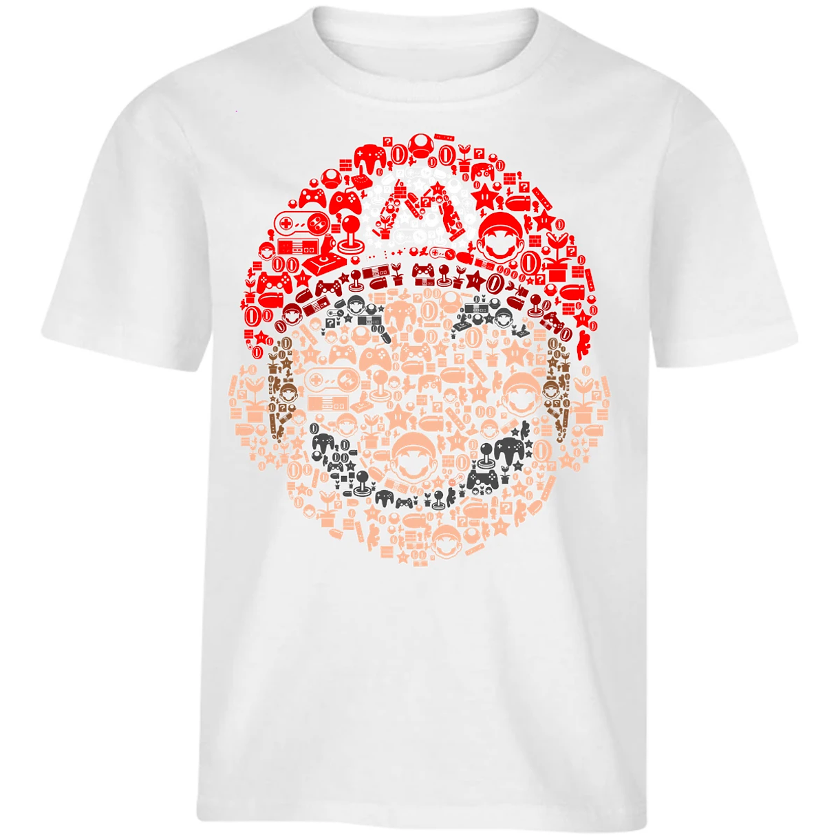 Playera Mario Bros Mario Bros Iconos para Niño 5