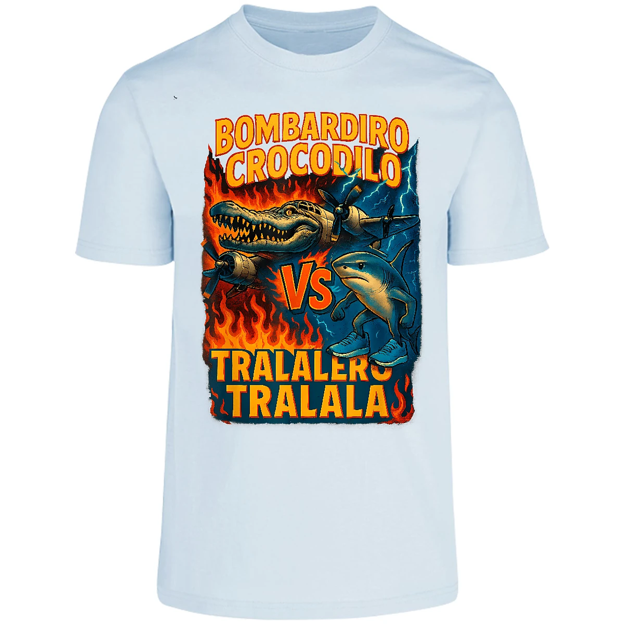 Playera Memes Bombardiro Crocodilo Tralalero Tralal para Adulto 28