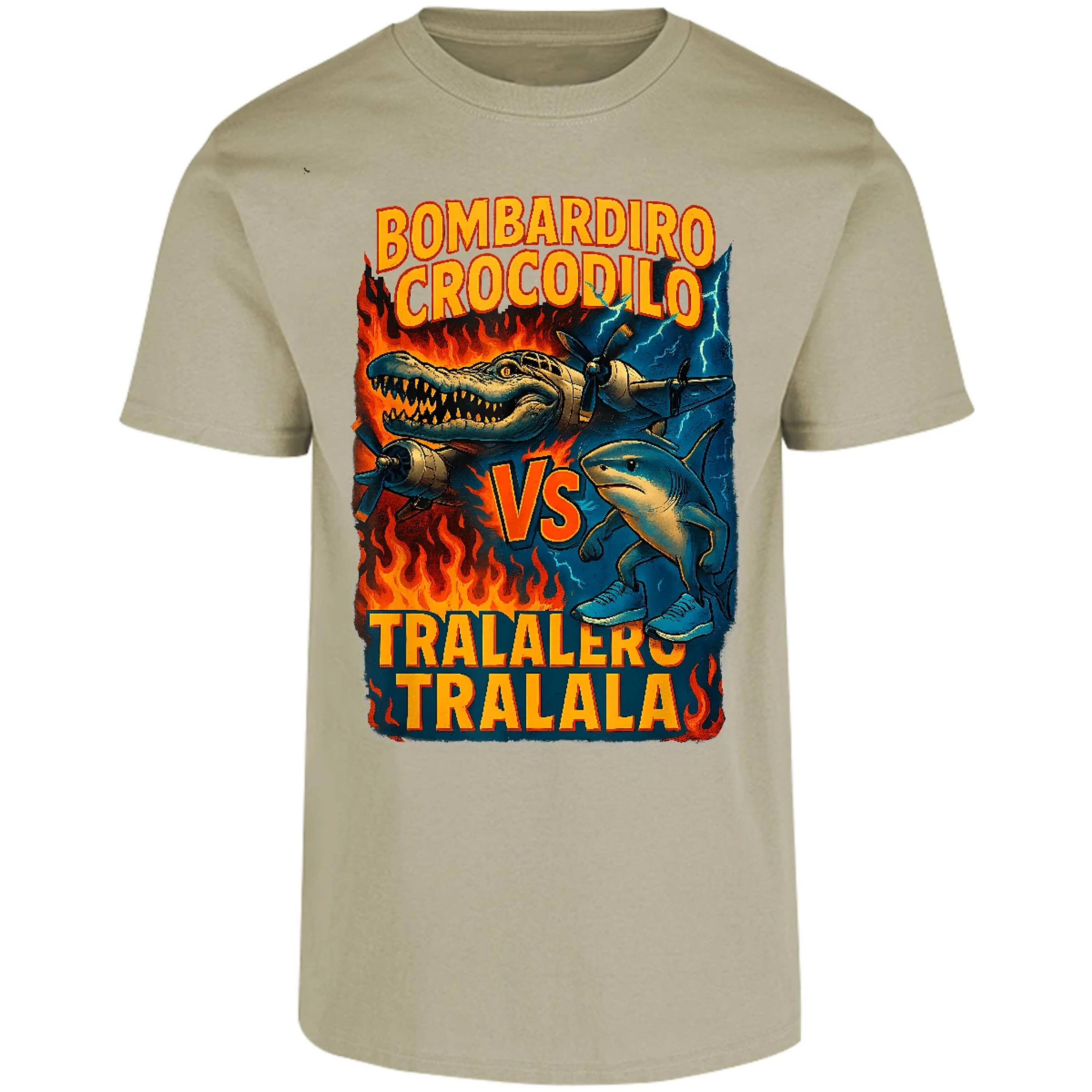 Playera Memes Bombardiro Crocodilo Tralalero Tralal para Adulto 8