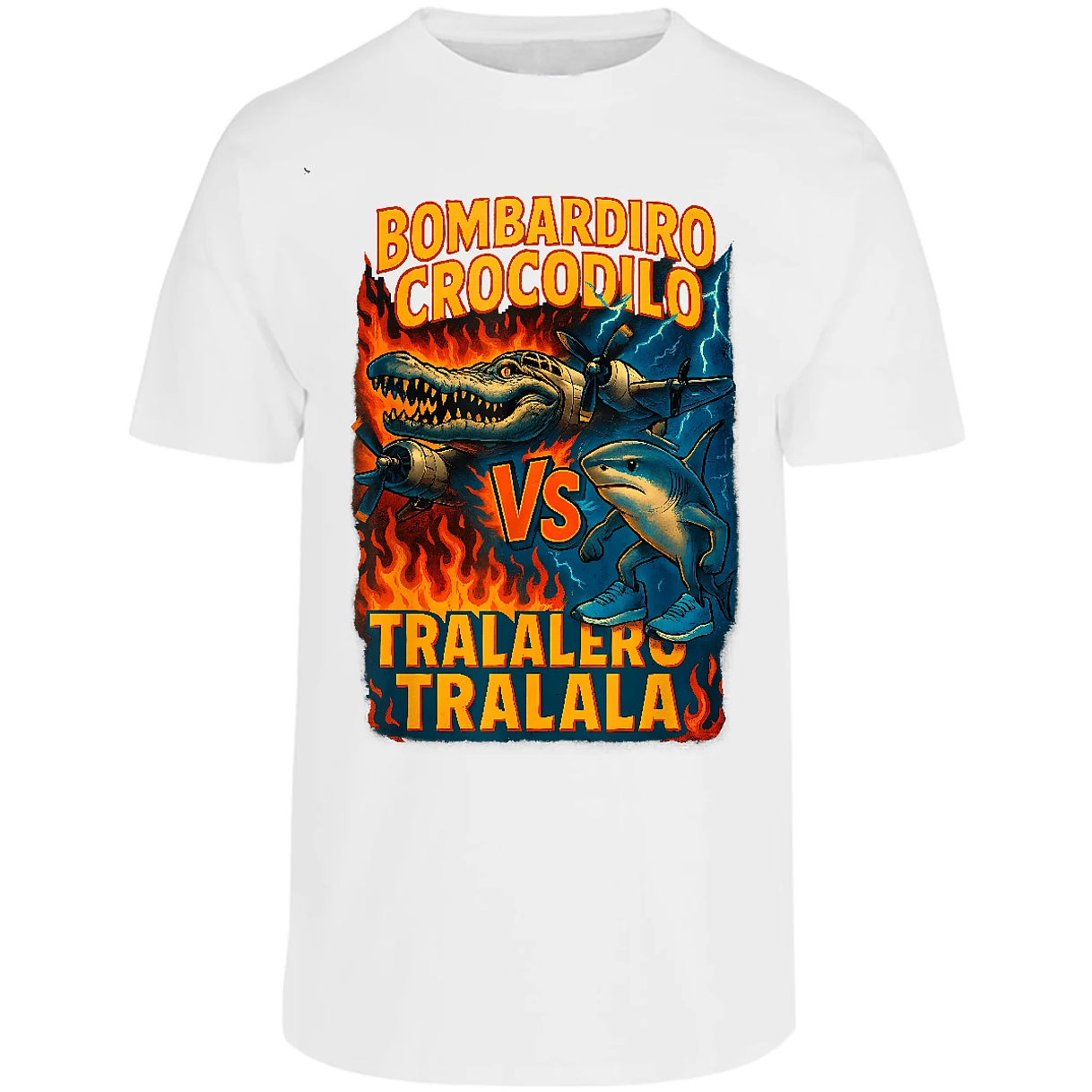 Playera Memes Bombardiro Crocodilo Tralalero Tralal para Adulto 6