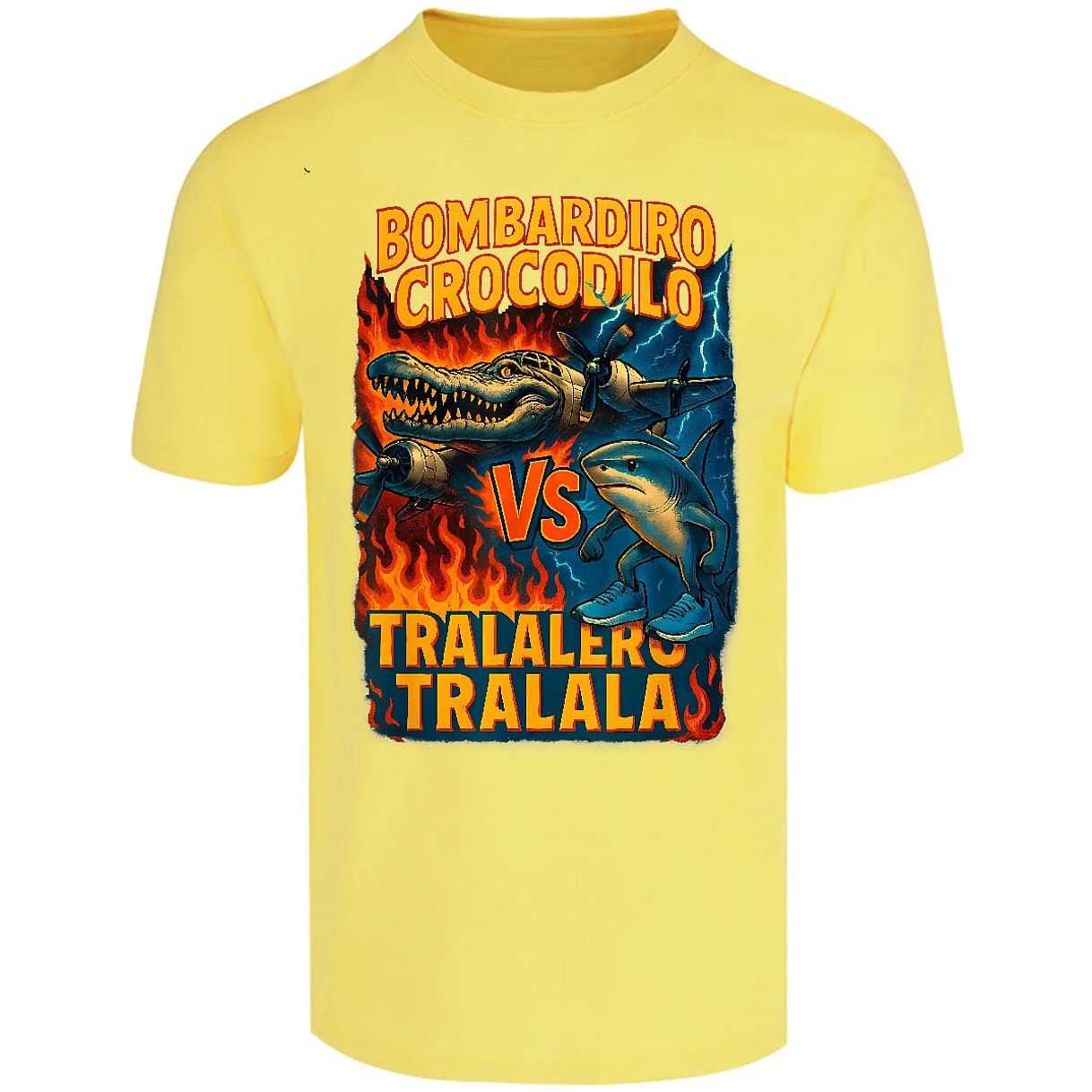 Playera Memes Bombardiro Crocodilo Tralalero Tralal para Adulto 3