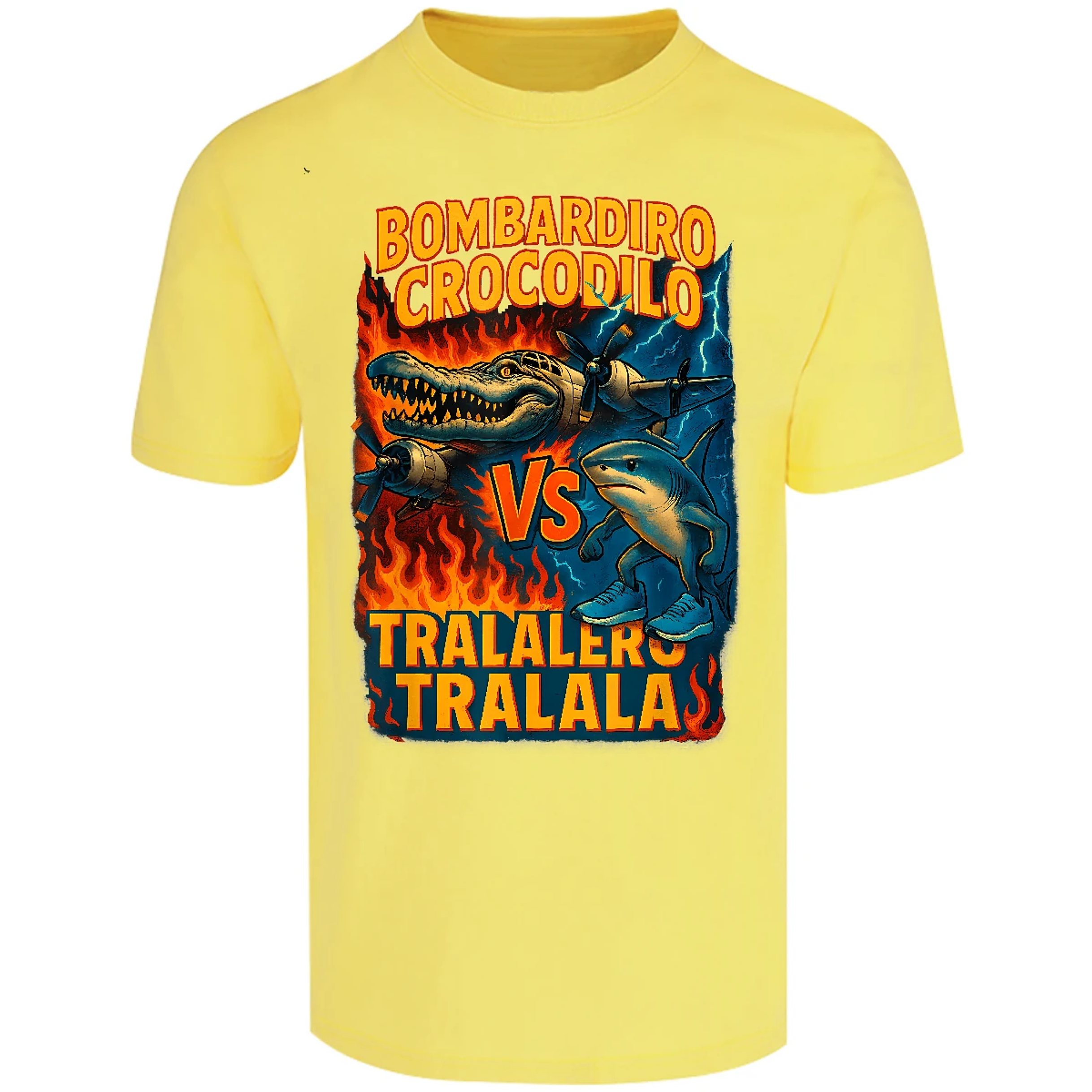 Playera Memes Bombardiro Crocodilo Tralalero Tralal para Adulto 3
