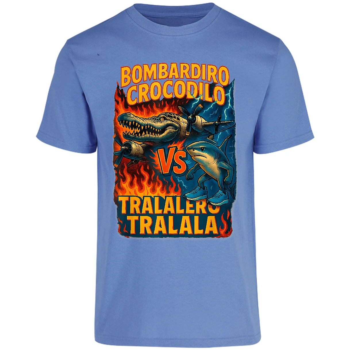 Playera Memes Bombardiro Crocodilo Tralalero Tralal para Adulto 11
