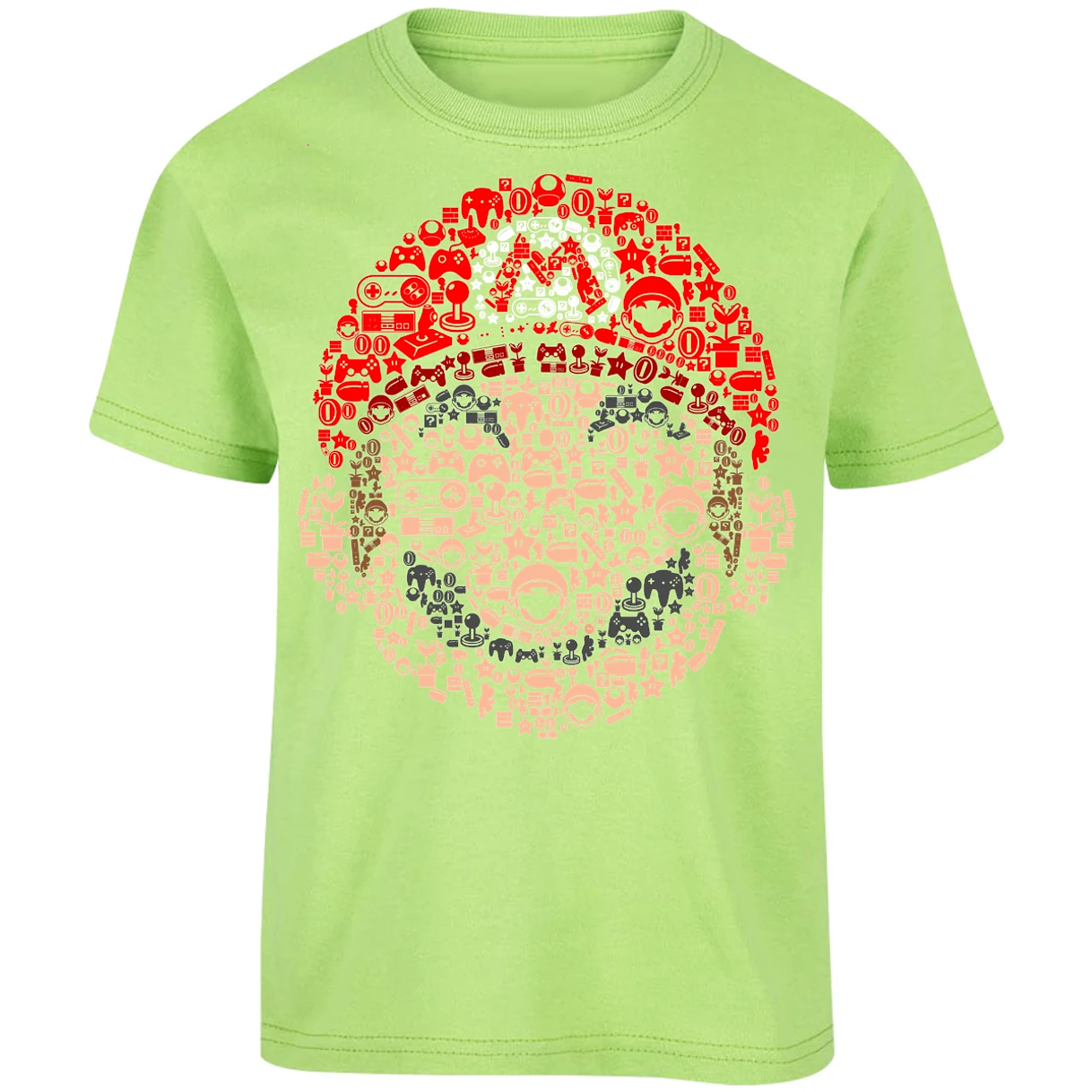 Playera Mario Bros Mario Bros Iconos para Niño 3