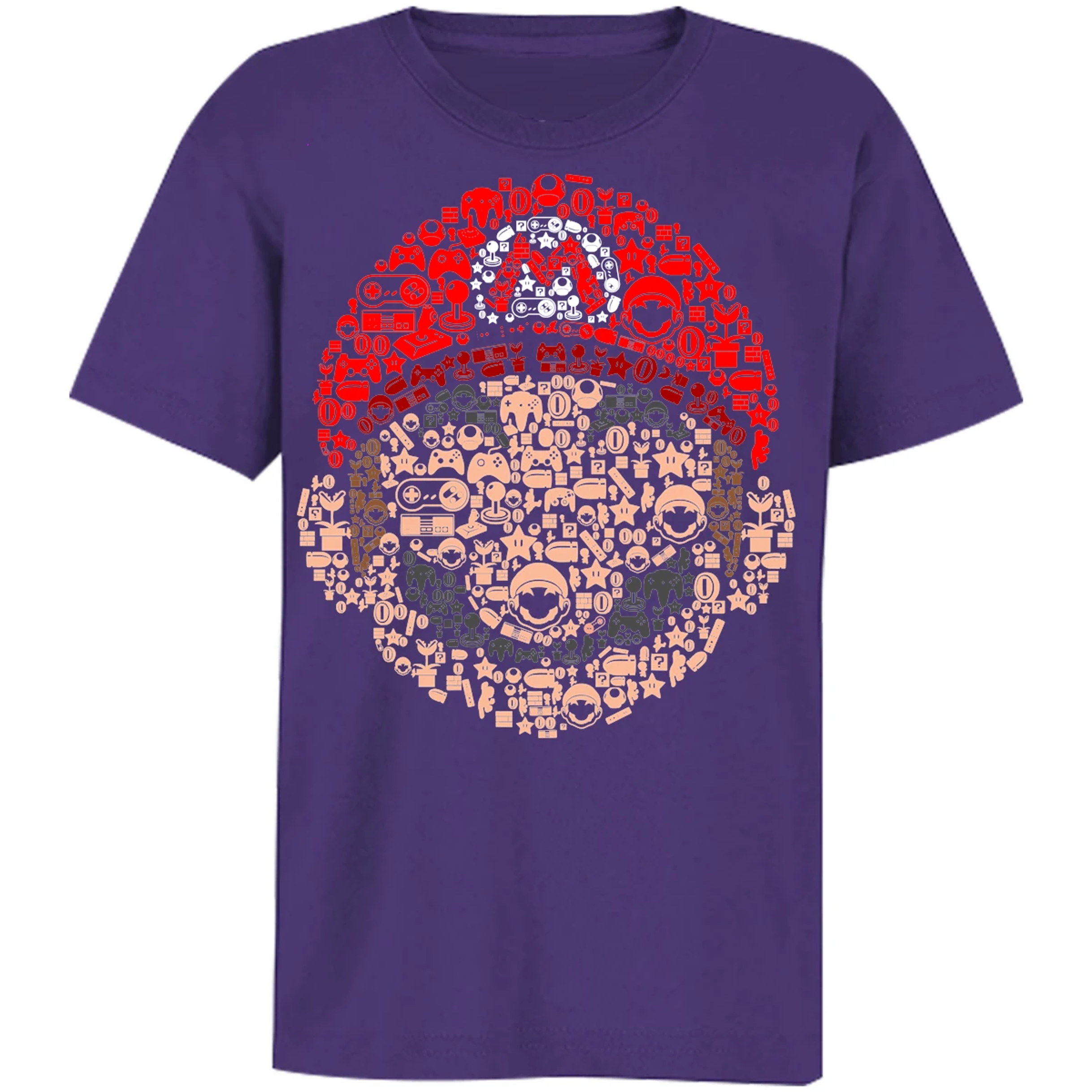 Playera Mario Bros Mario Bros Iconos para Niño 7