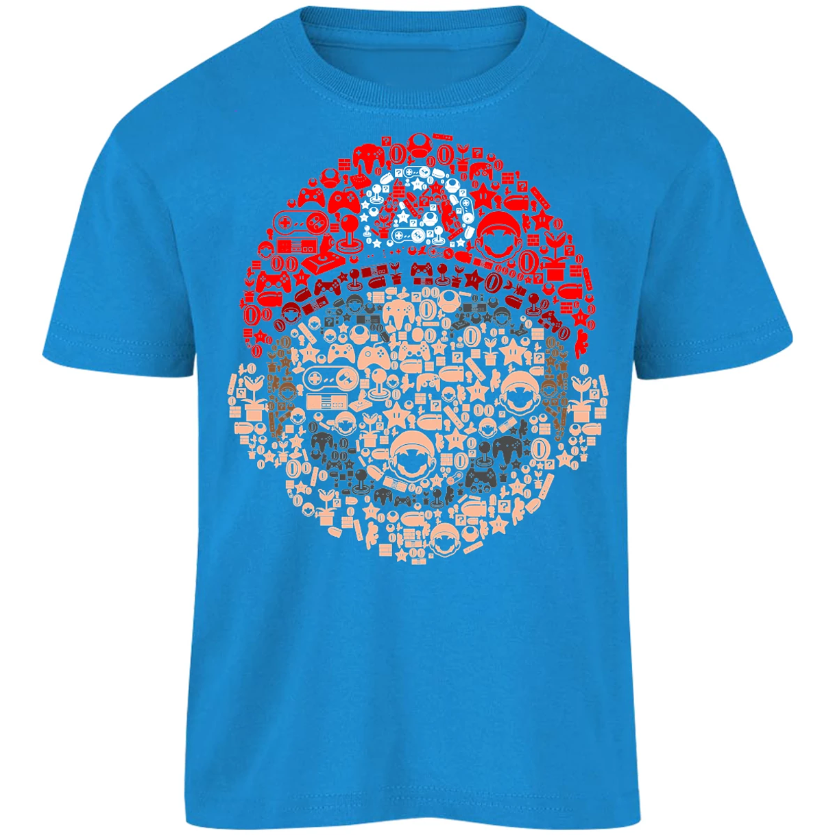 Playera Mario Bros Mario Bros Iconos para Niño 9