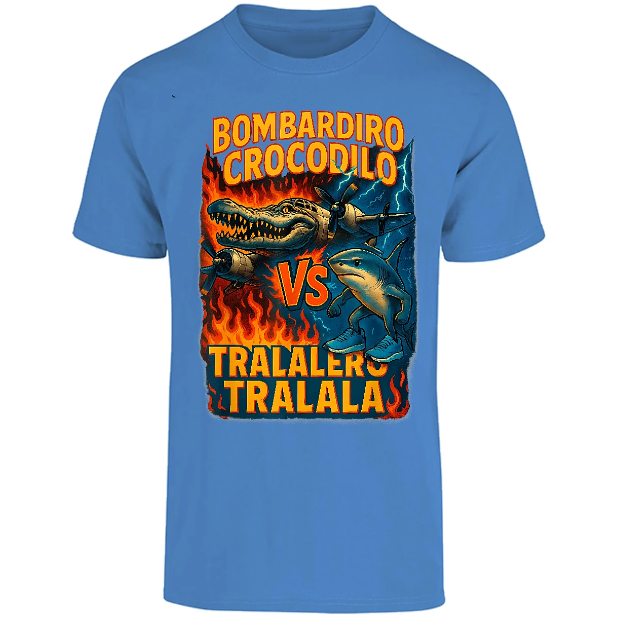 Playera Memes Bombardiro Crocodilo Tralalero Tralal para Adulto 1