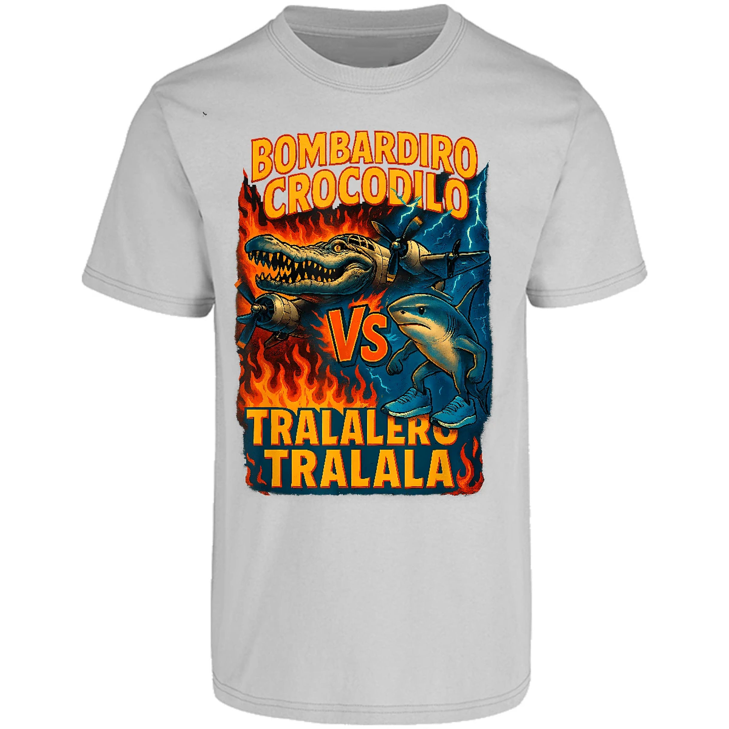 Playera Memes Bombardiro Crocodilo Tralalero Tralal para Adulto 2