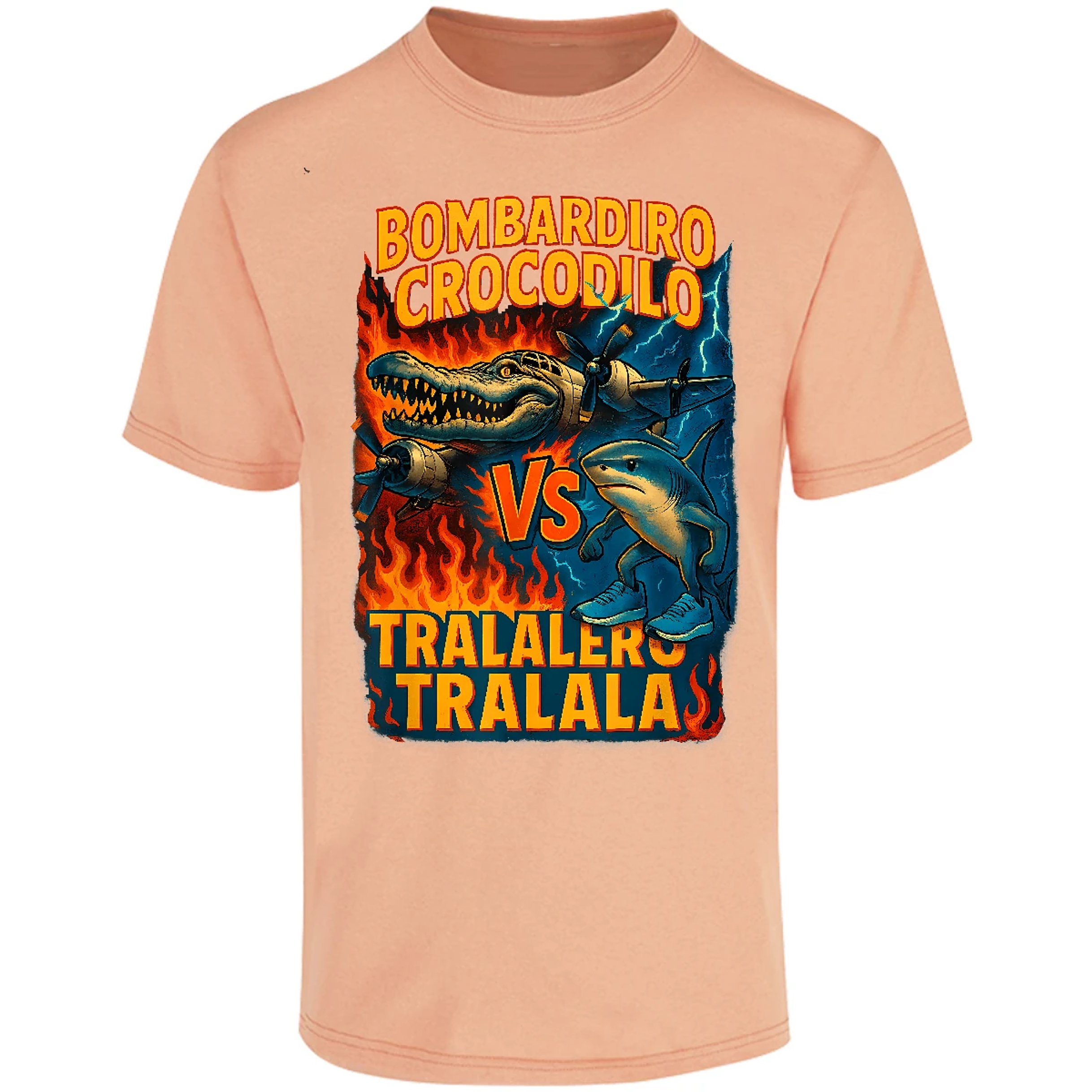 Playera Memes Bombardiro Crocodilo Tralalero Tralal para Adulto 10