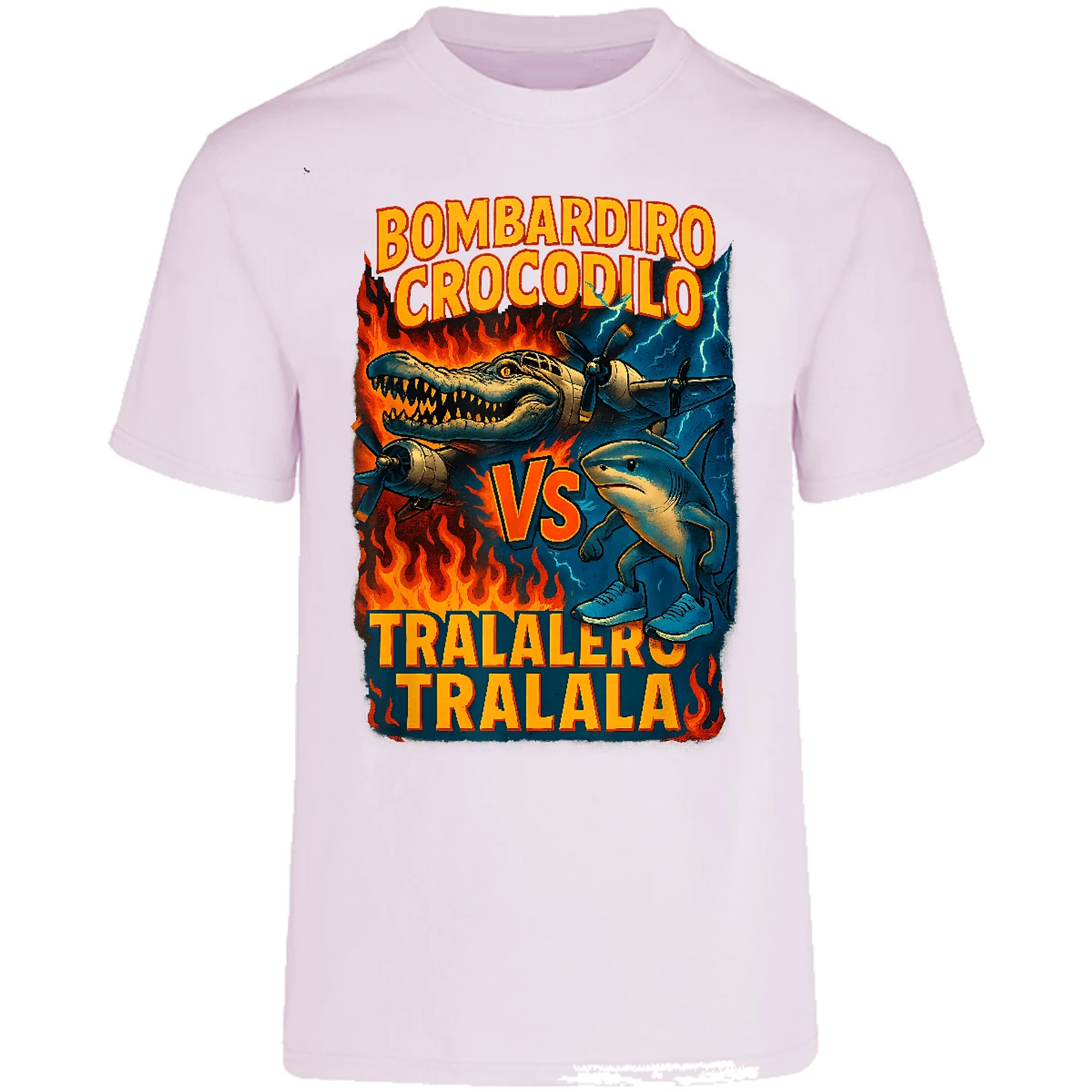 Playera Memes Bombardiro Crocodilo Tralalero Tralal para Adulto 12