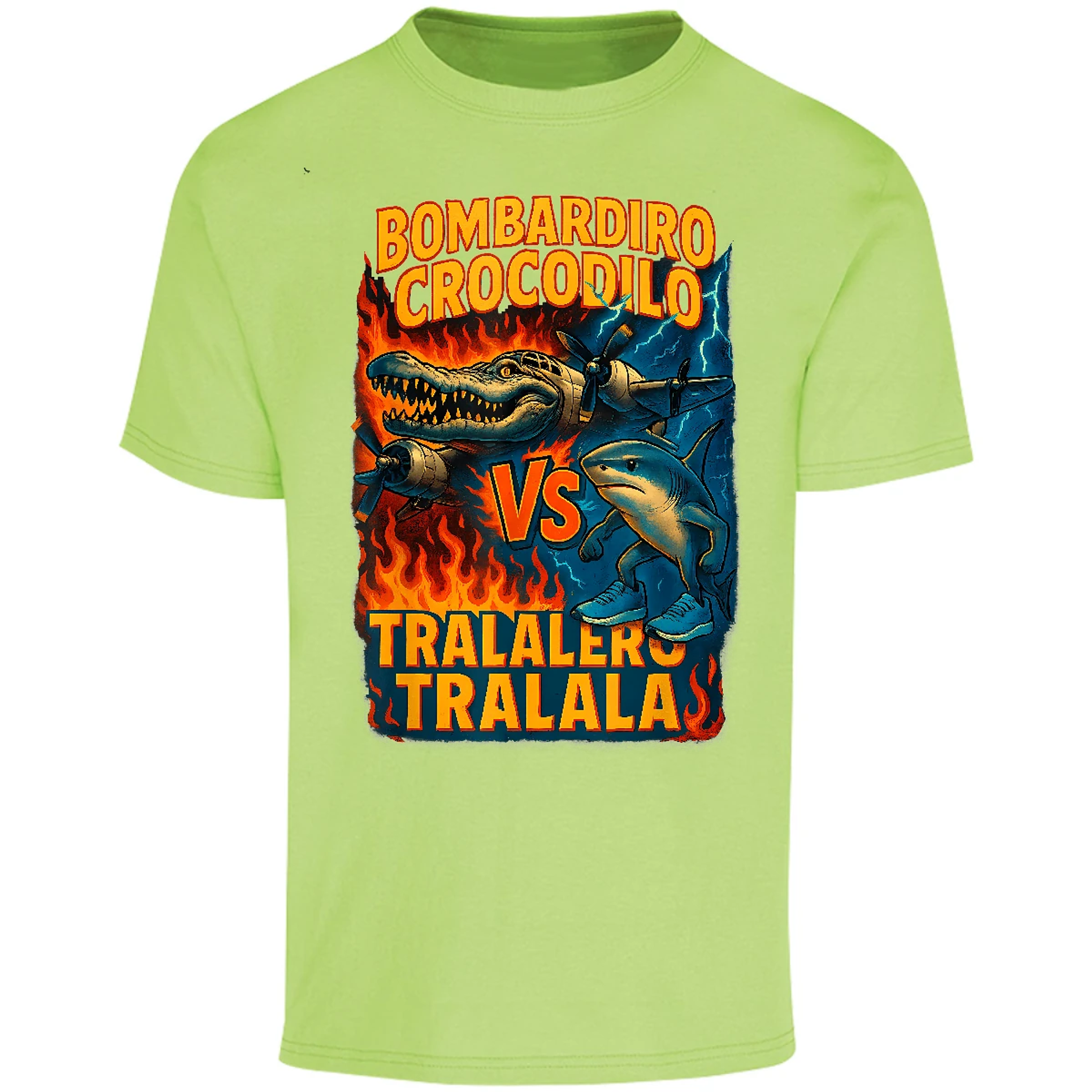 Playera Memes Bombardiro Crocodilo Tralalero Tralal para Adulto 15