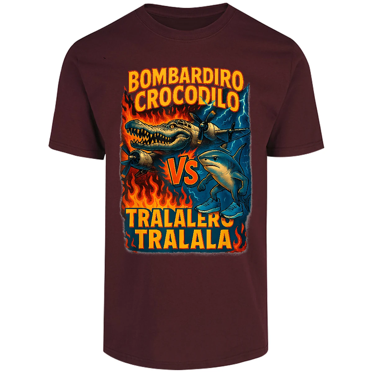 Playera Memes Bombardiro Crocodilo Tralalero Tralal para Adulto 17