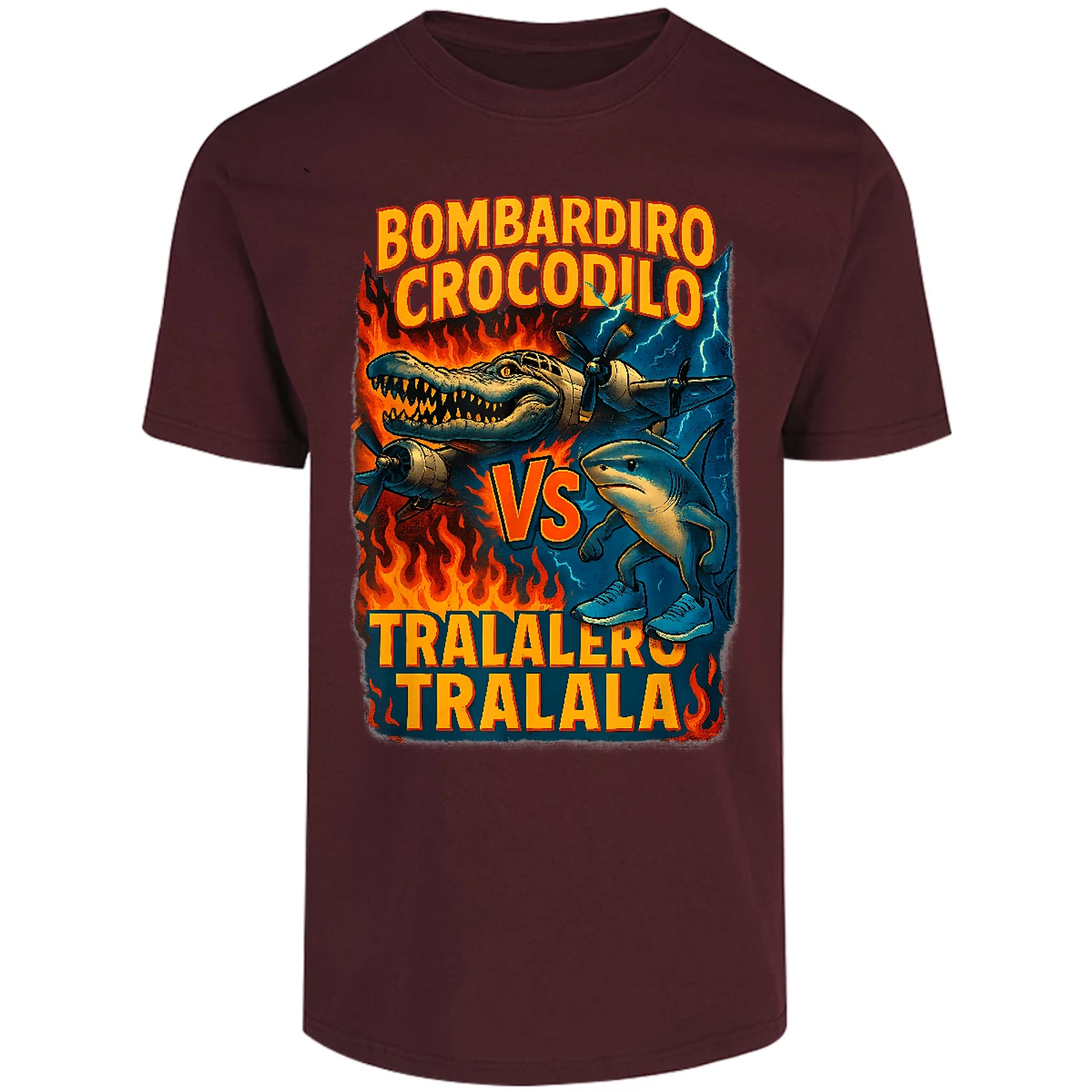 Playera Memes Bombardiro Crocodilo Tralalero Tralal para Adulto 17