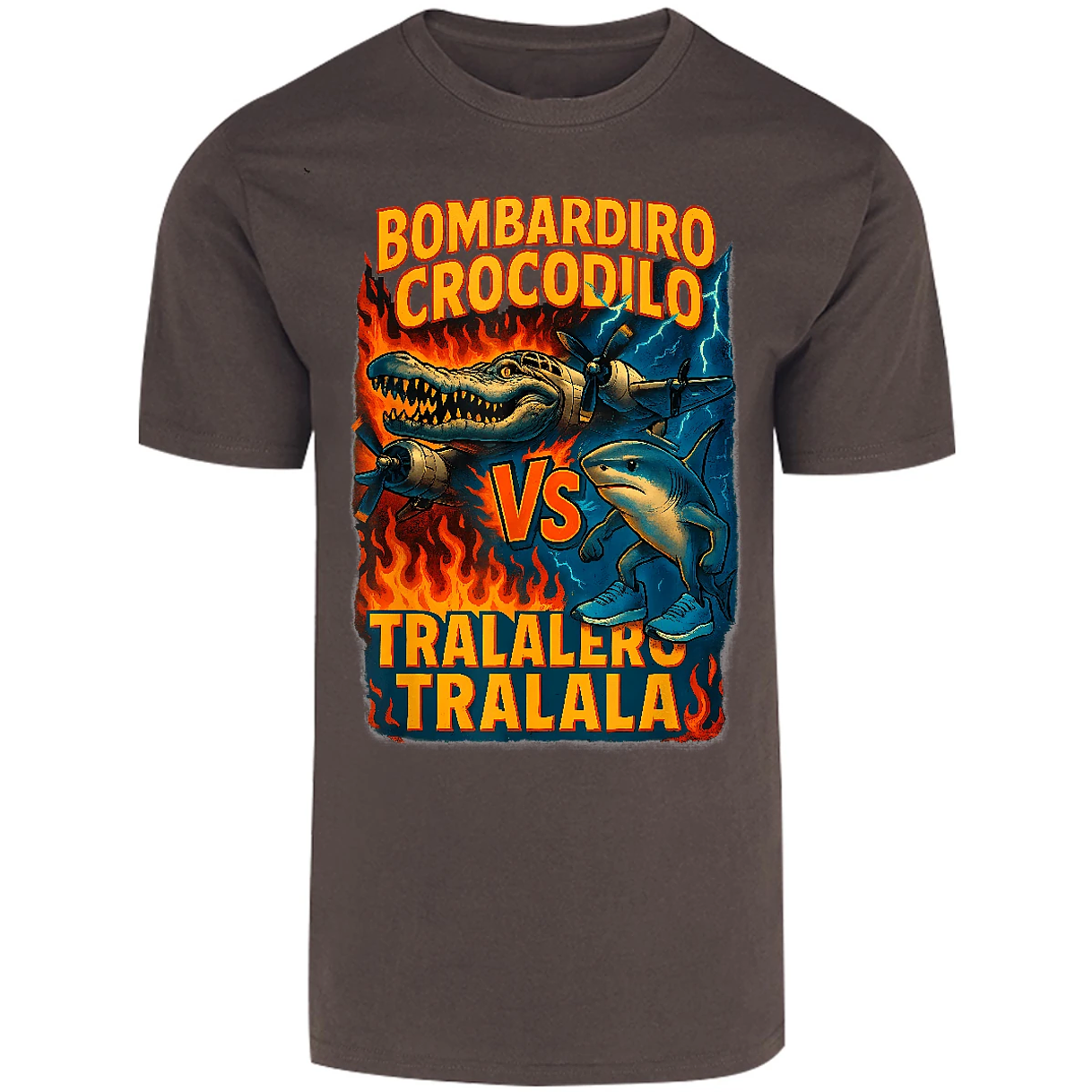 Playera Memes Bombardiro Crocodilo Tralalero Tralal para Adulto 19
