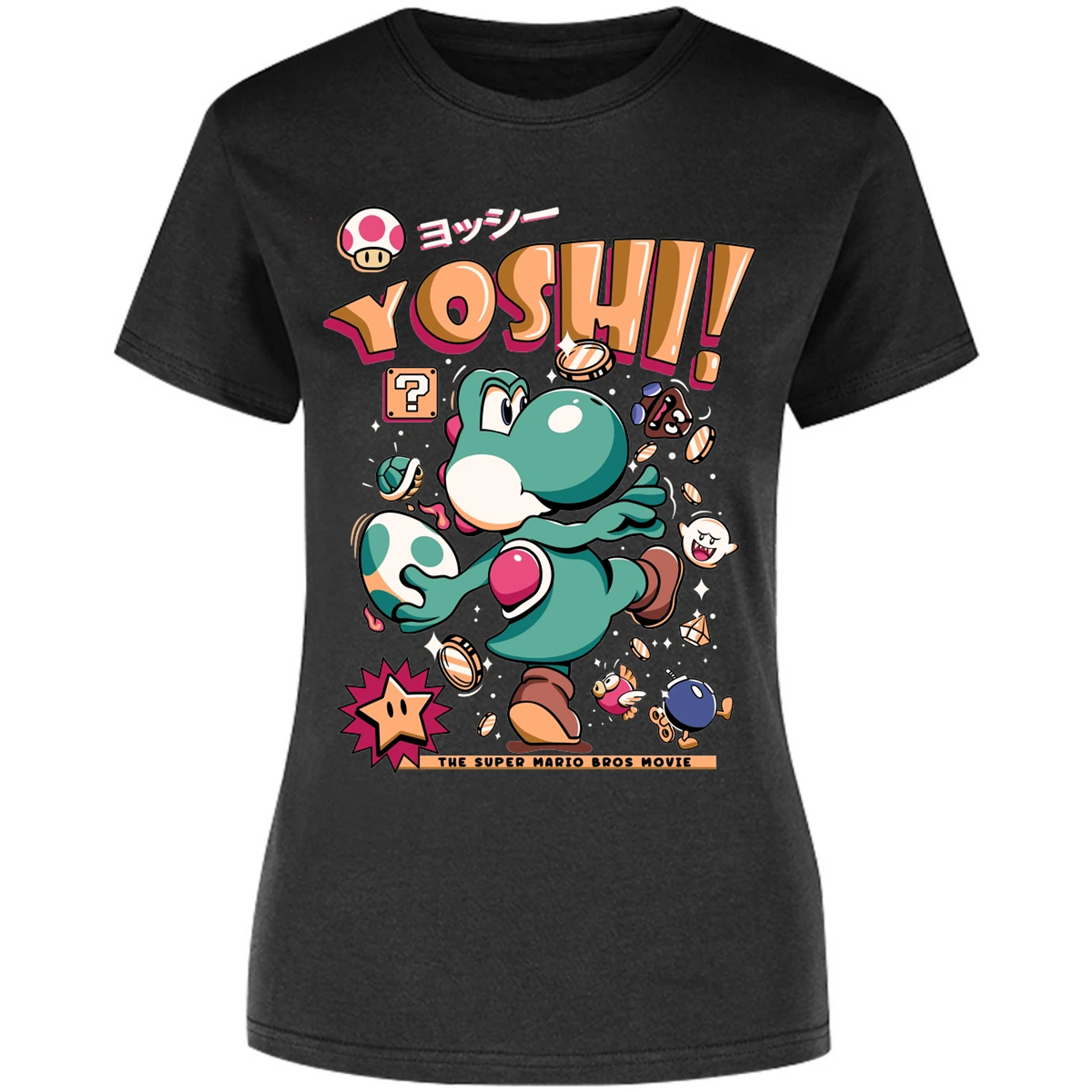 Blusa Mario Bros Yoshi Tee Blusa para Mujer 4