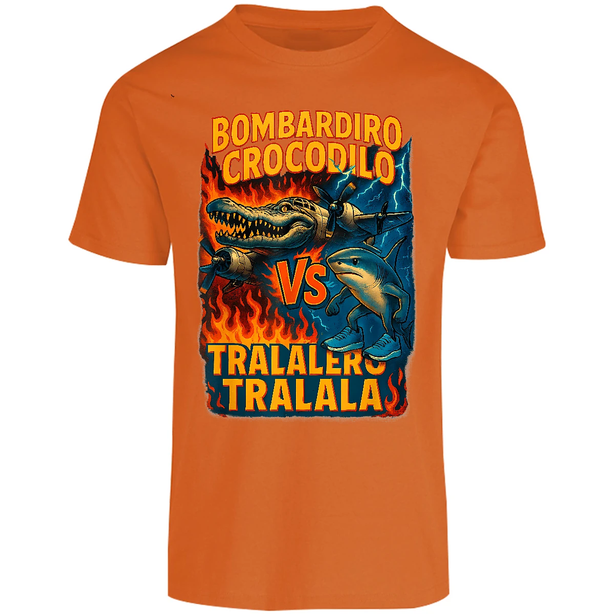 Playera Memes Bombardiro Crocodilo Tralalero Tralal para Adulto 21