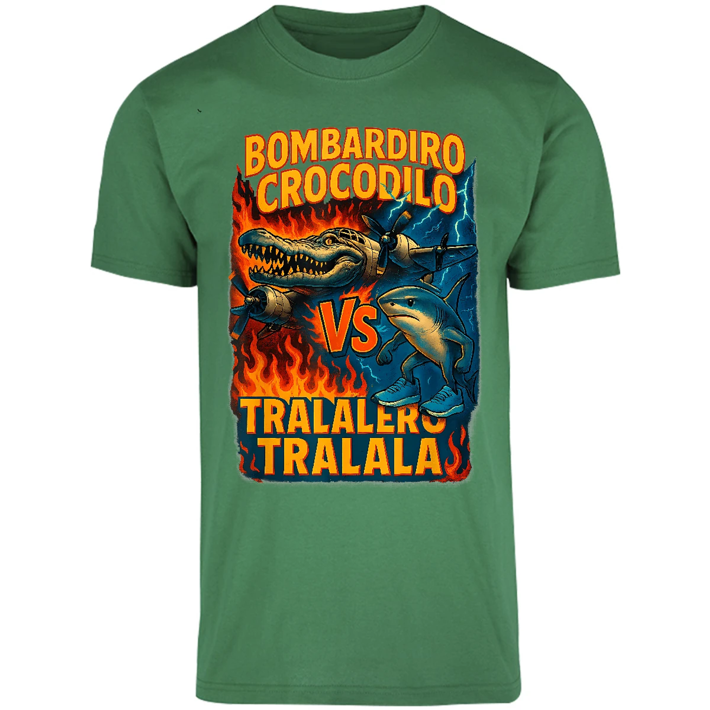 Playera Memes Bombardiro Crocodilo Tralalero Tralal para Adulto 22
