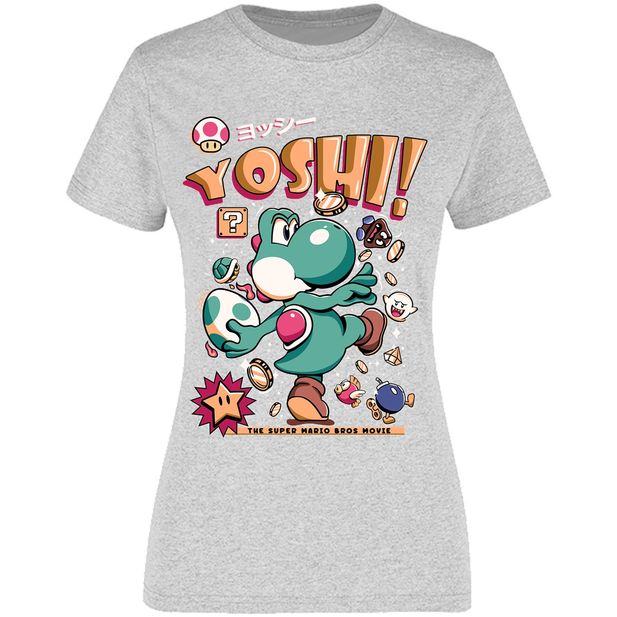 Blusa Mario Bros Yoshi Tee Blusa para Mujer 15