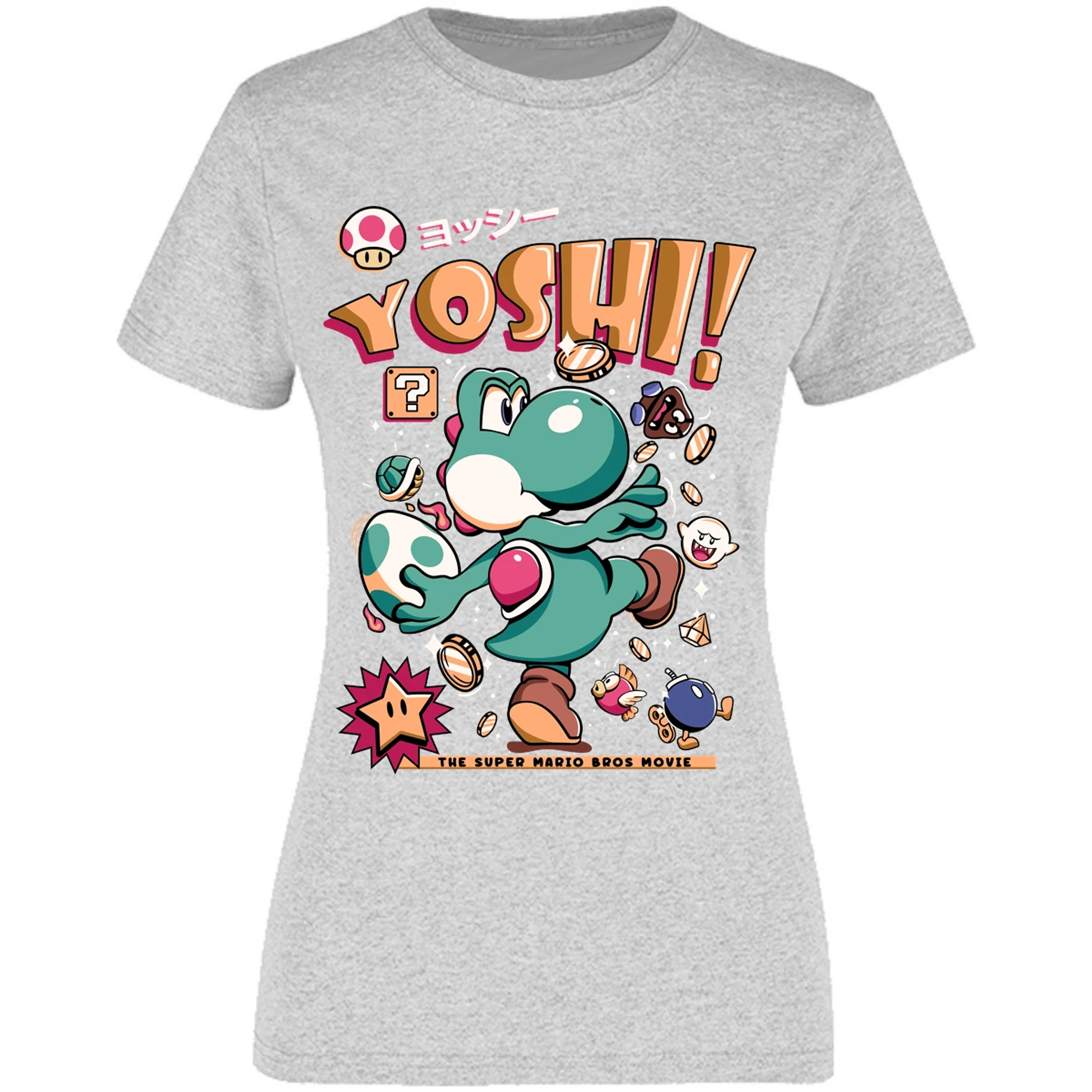 Blusa Mario Bros Yoshi Tee Blusa para Mujer 15