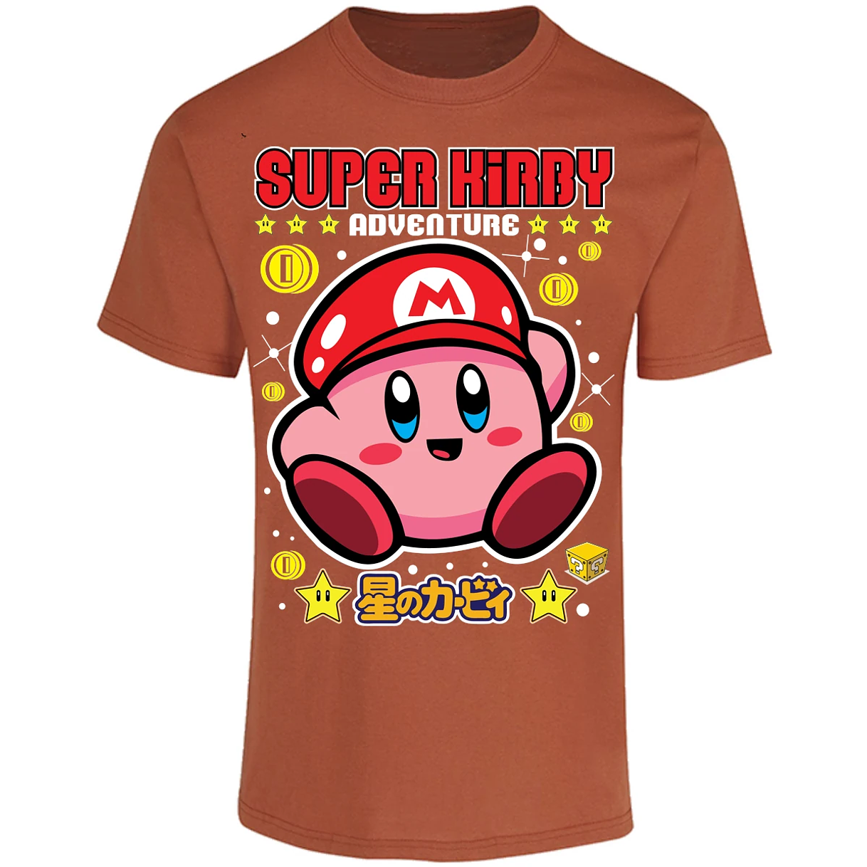 Playera Kirby Super Kirby para Adulto 21