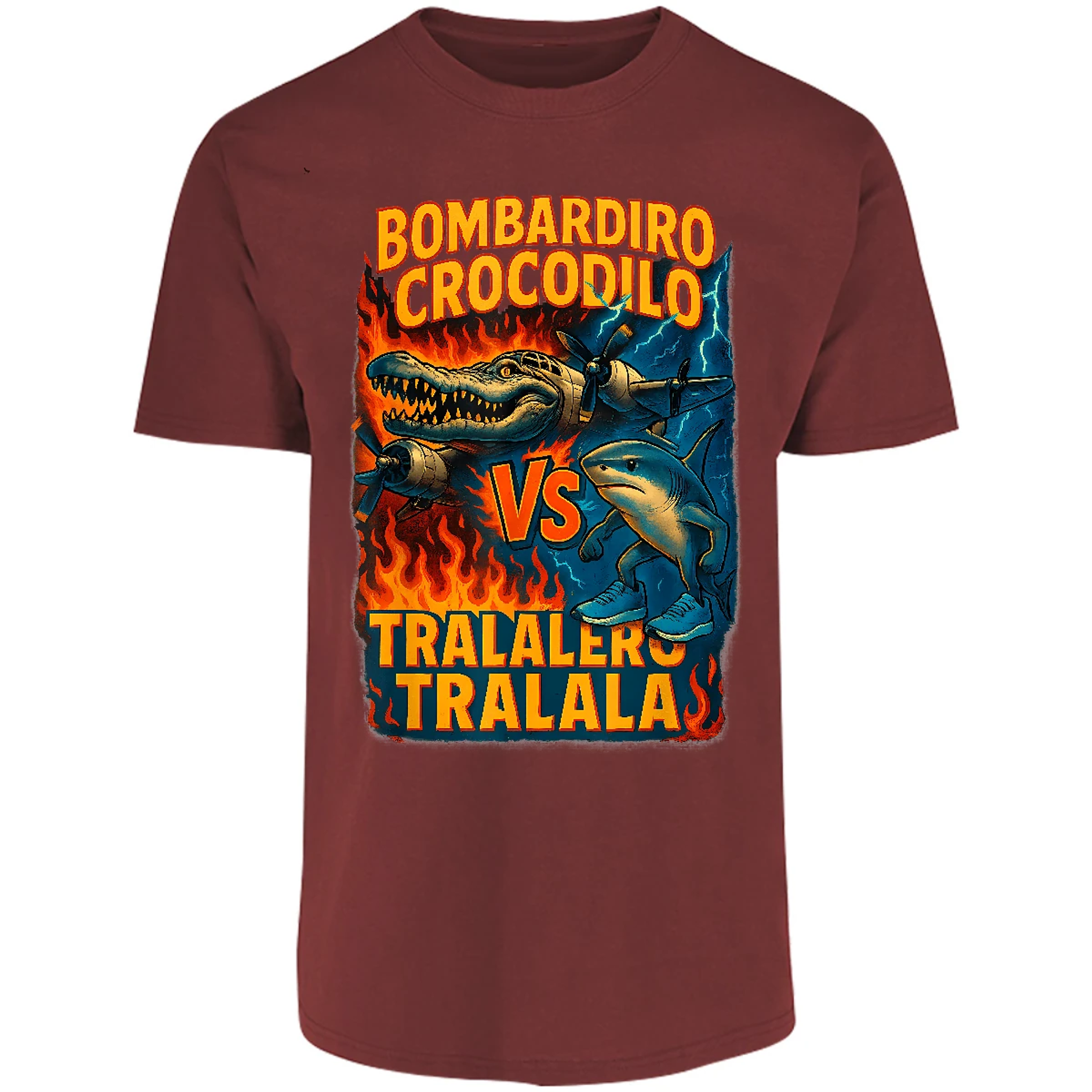 Playera Memes Bombardiro Crocodilo Tralalero Tralal para Adulto 26