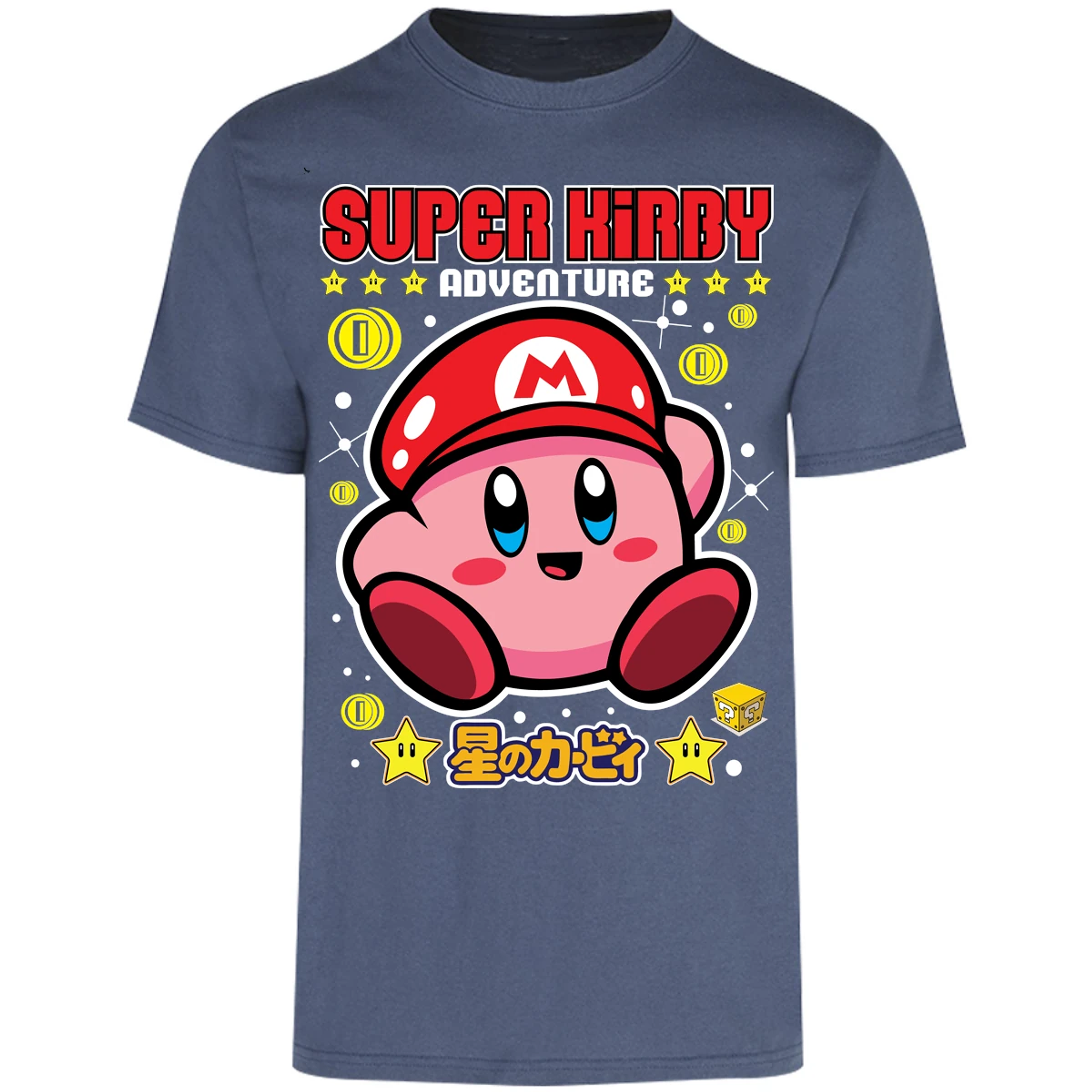 Playera Kirby Super Kirby para Adulto 28