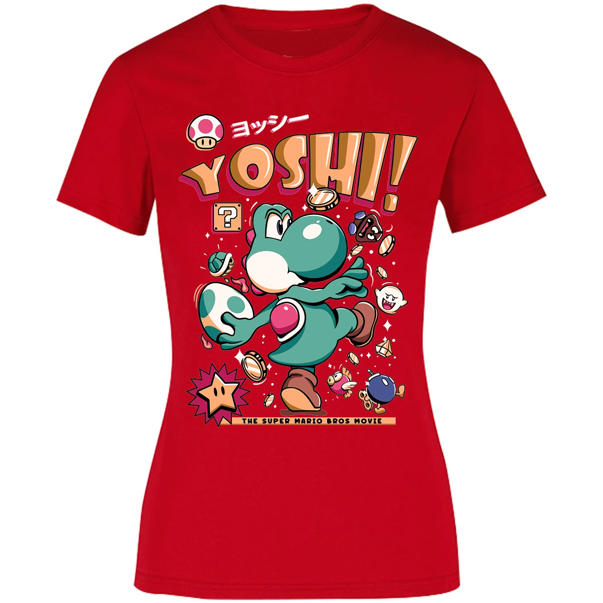 Blusa Mario Bros Yoshi Tee Blusa para Mujer 5