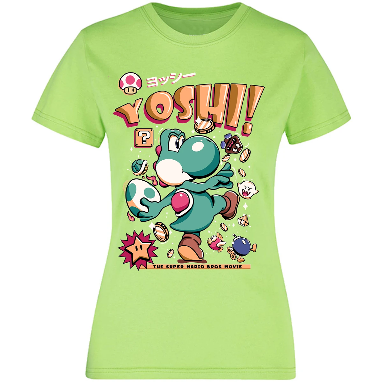 Blusa Mario Bros Yoshi Tee Blusa para Mujer 14