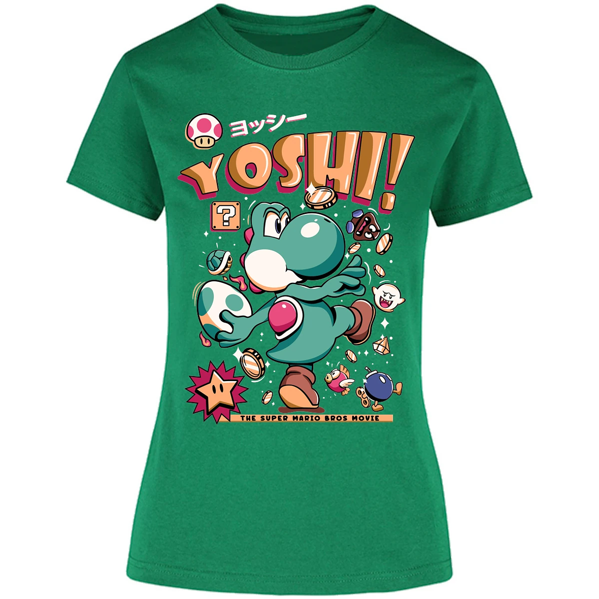 Blusa Mario Bros Yoshi Tee Blusa para Mujer 13