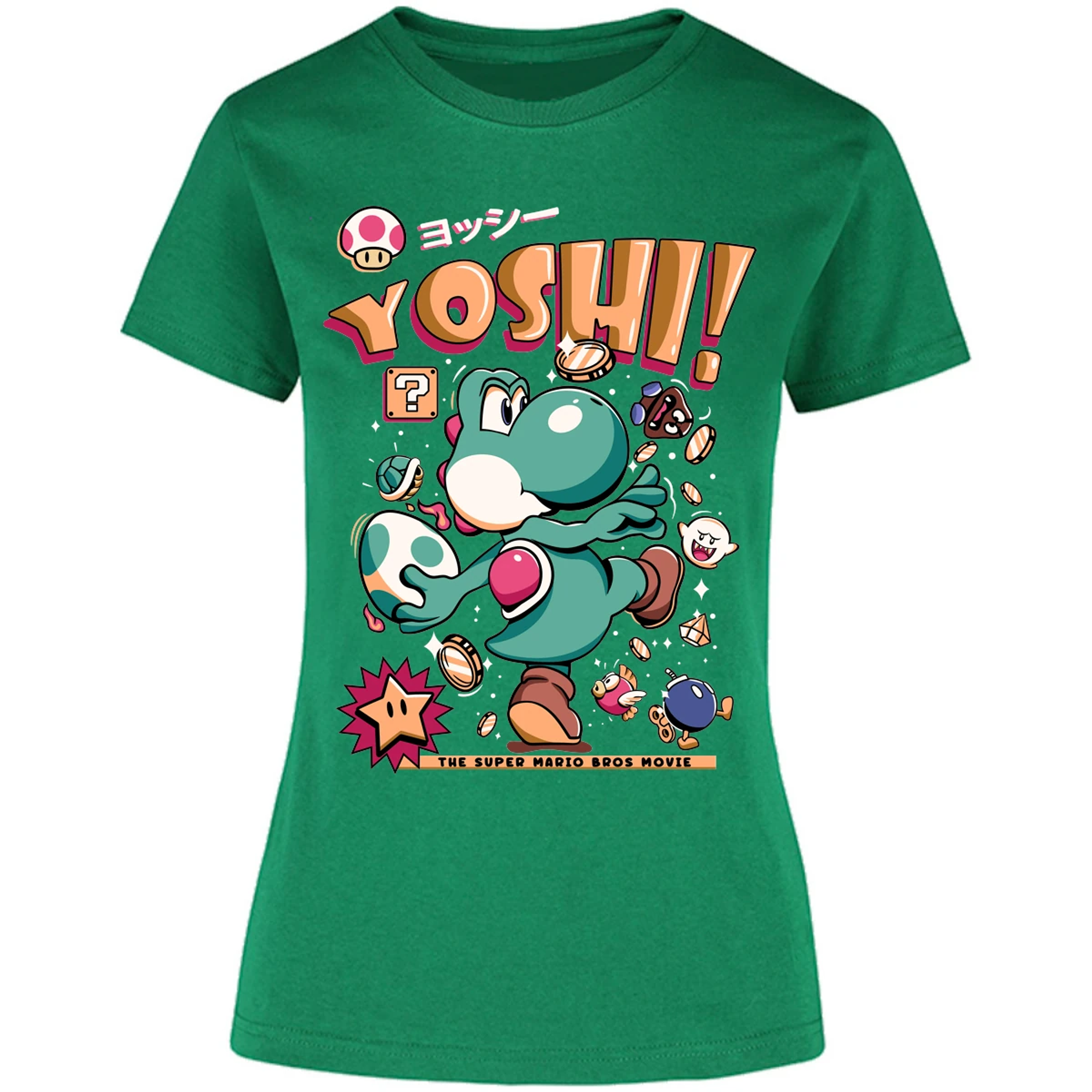 Blusa Mario Bros Yoshi Tee Blusa para Mujer 13