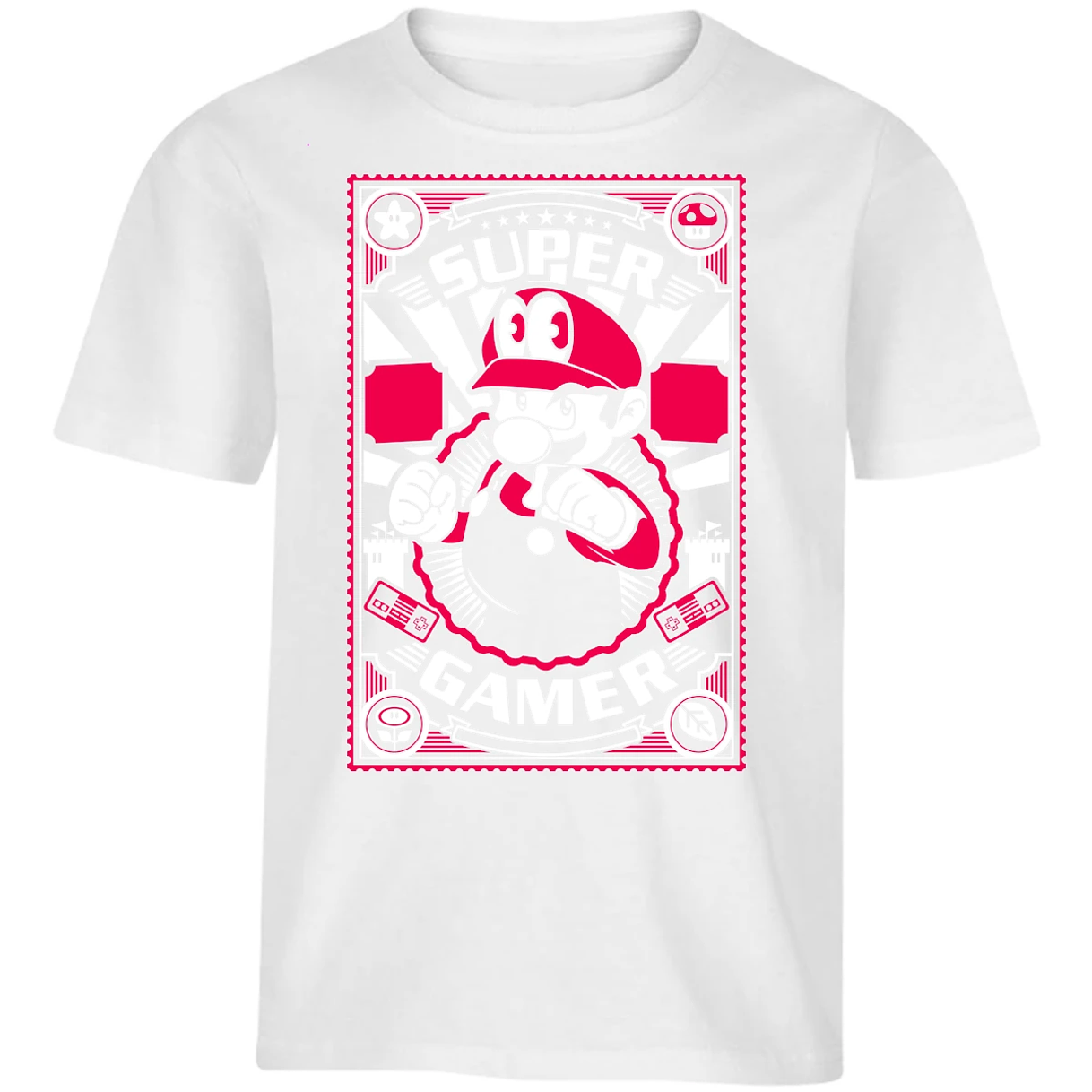 Playera Mario Bros Mario Gamer para Niño 12