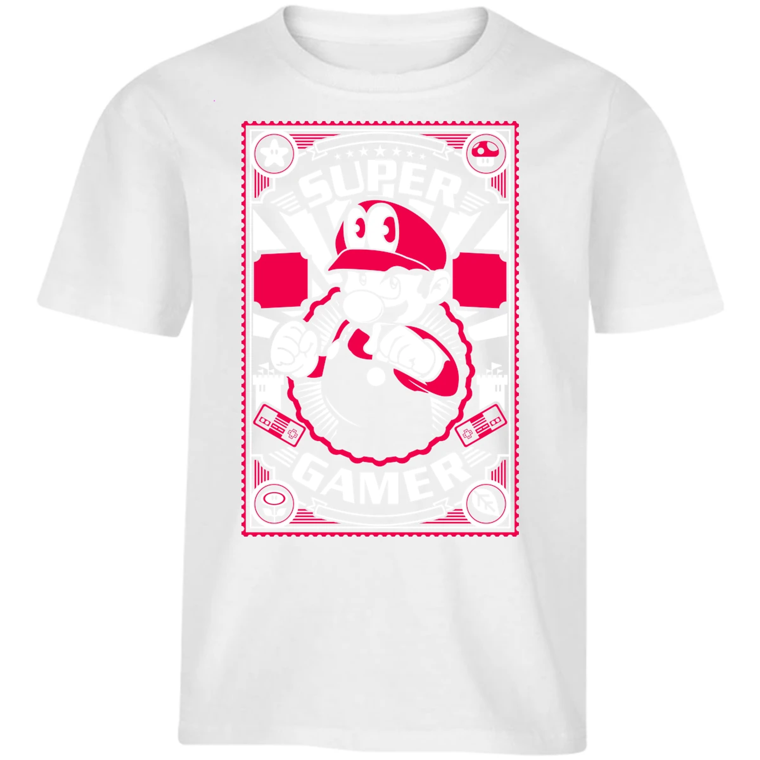 Playera Mario Bros Mario Gamer para Niño 12