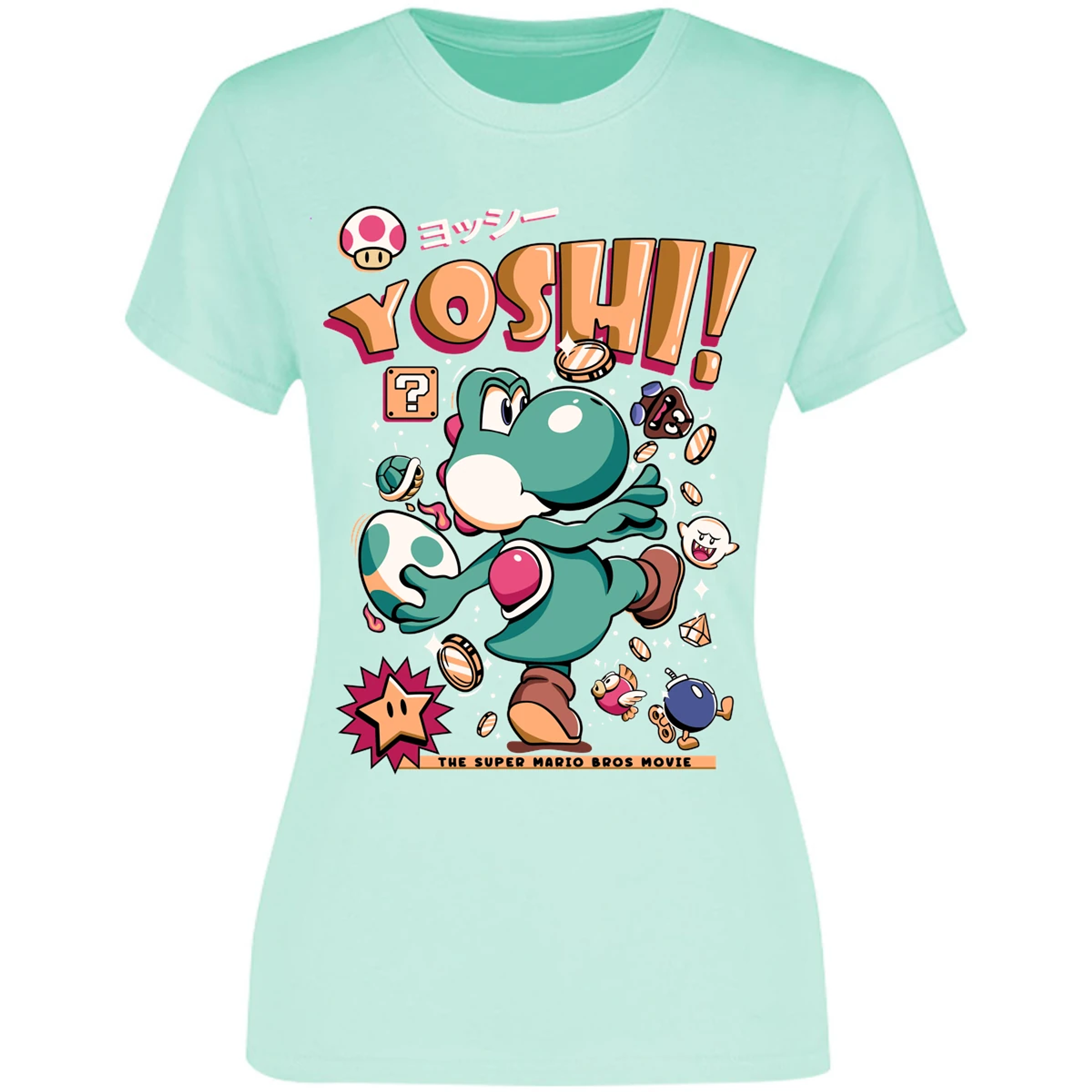 Blusa Mario Bros Yoshi Tee Blusa para Mujer 7