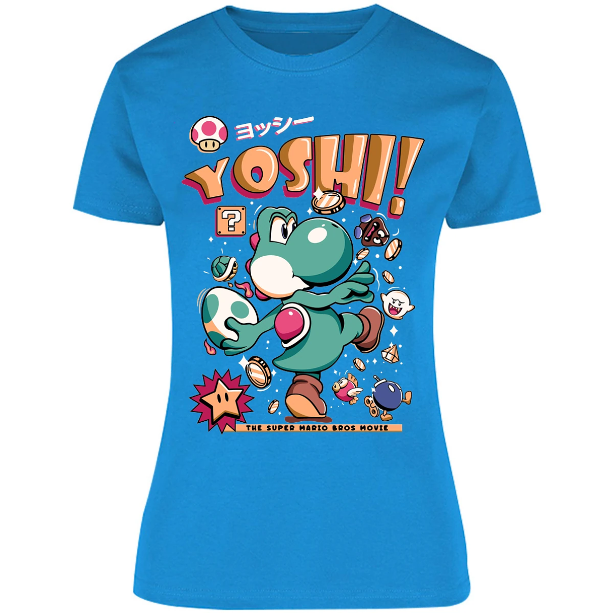 Blusa Mario Bros Yoshi Tee Blusa para Mujer 10
