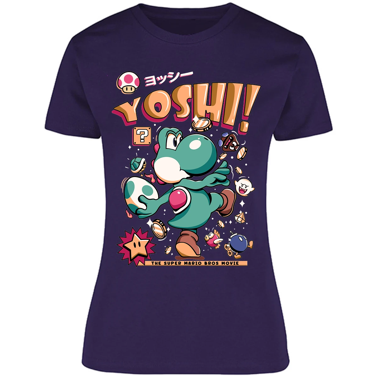 Blusa Mario Bros Yoshi Tee Blusa para Mujer 11