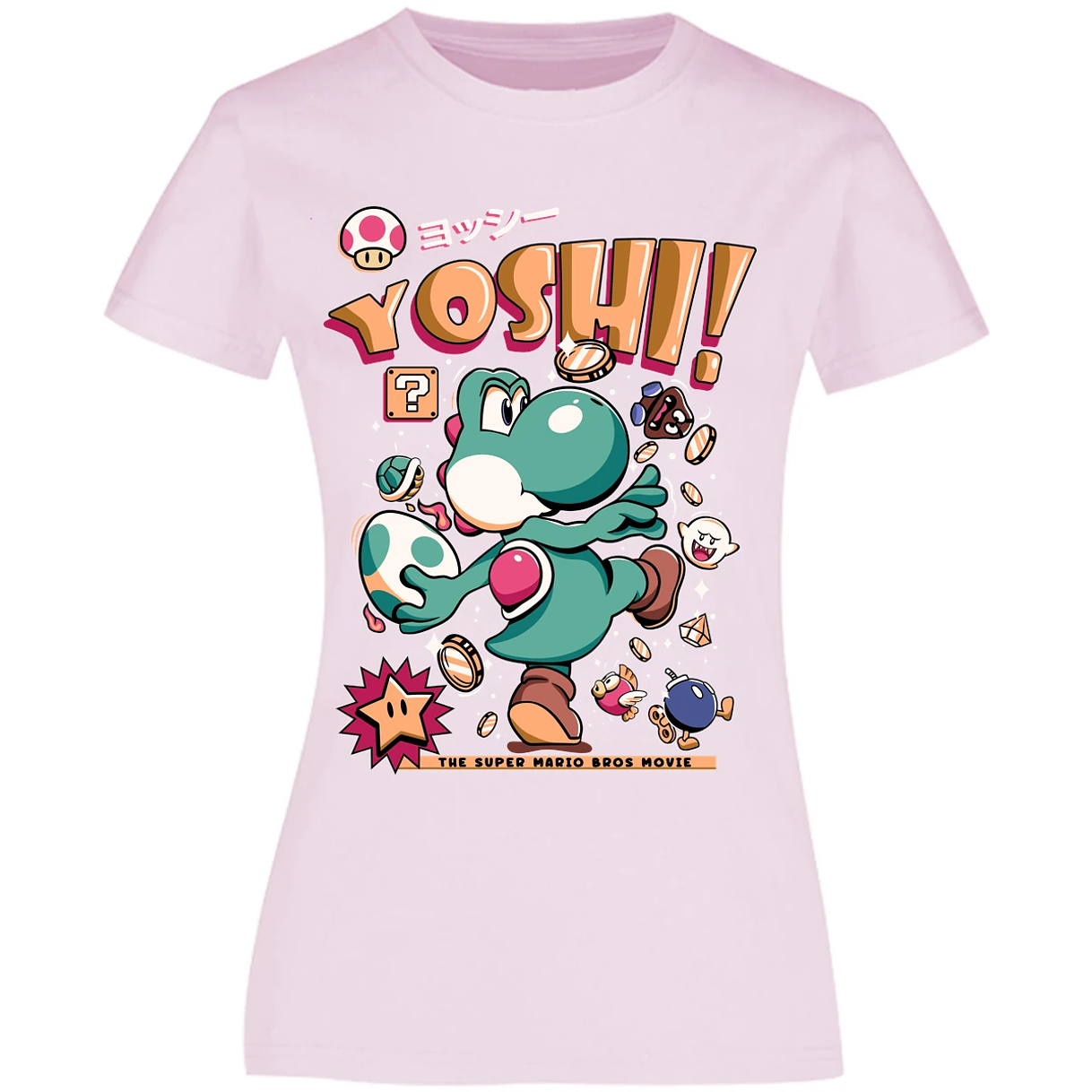 Blusa Mario Bros Yoshi Tee Blusa para Mujer 12