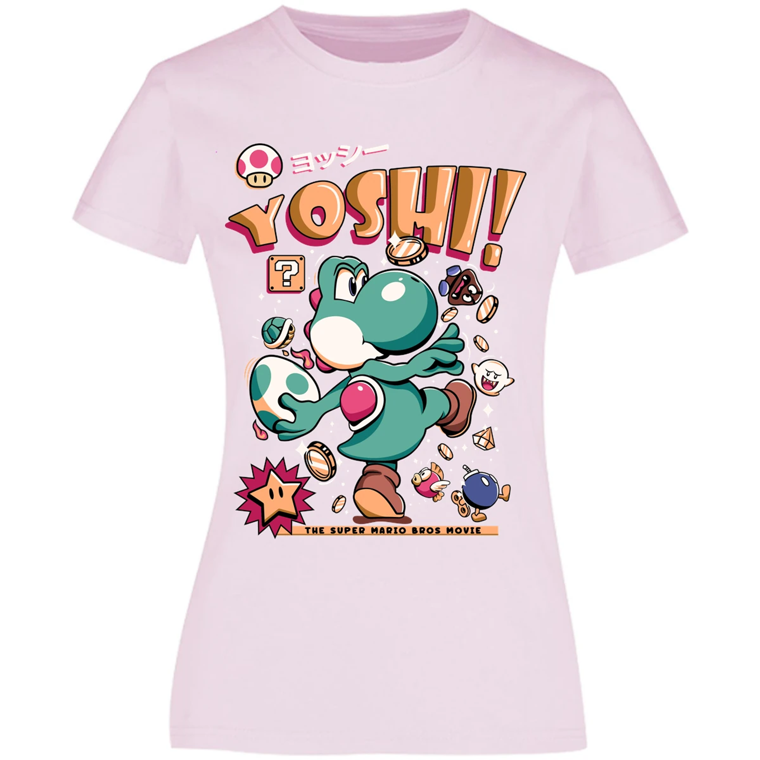 Blusa Mario Bros Yoshi Tee Blusa para Mujer 12