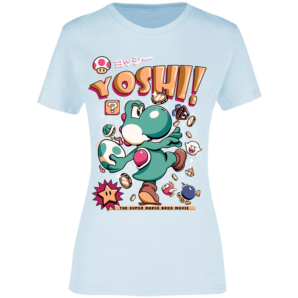 Blusa Mario Bros Yoshi Tee Blusa para Mujer 18